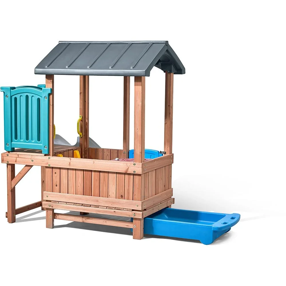 Woodland Adventure Playhouse & Slide - 7