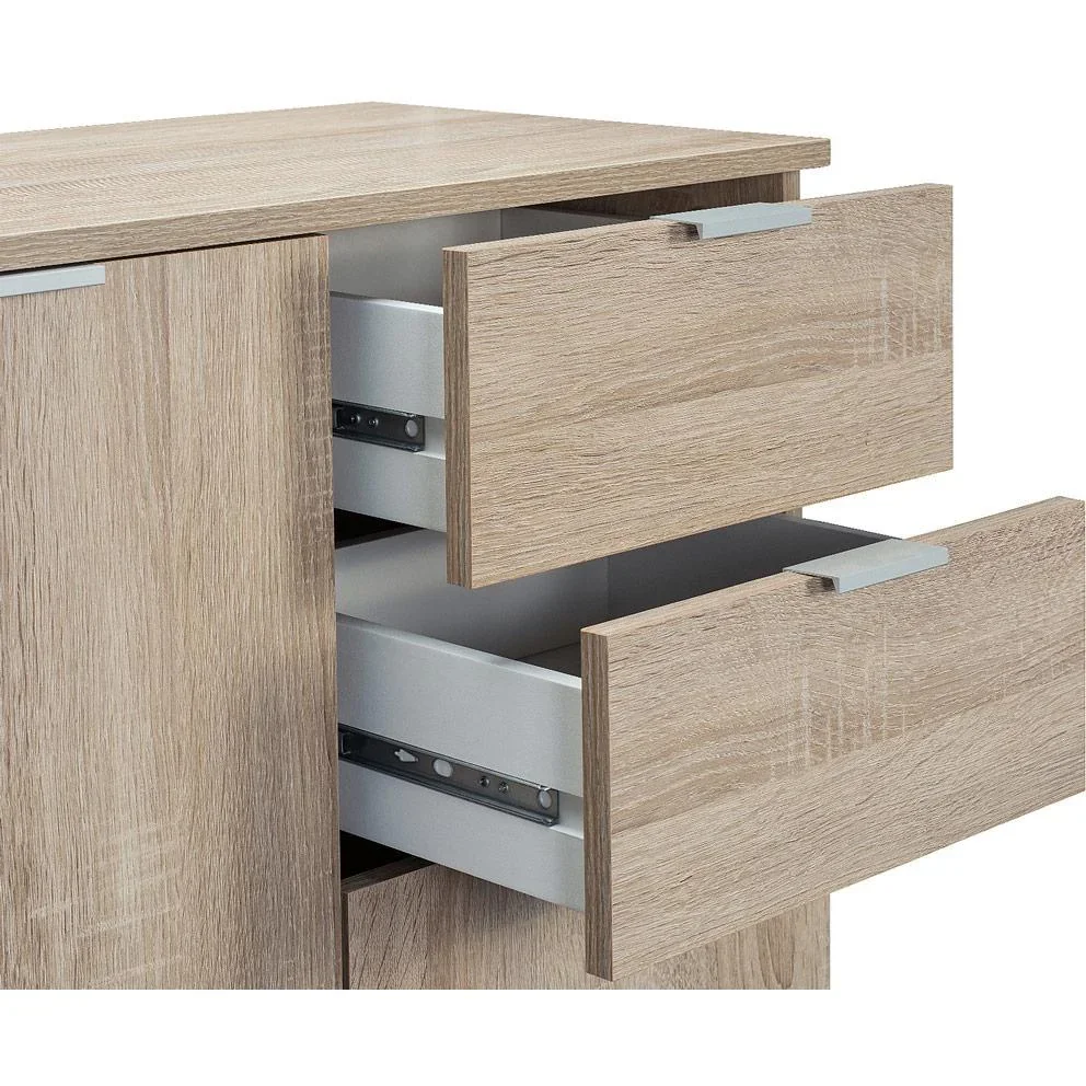 Schubladenkommode Alba Typ DB131 Eiche - 0