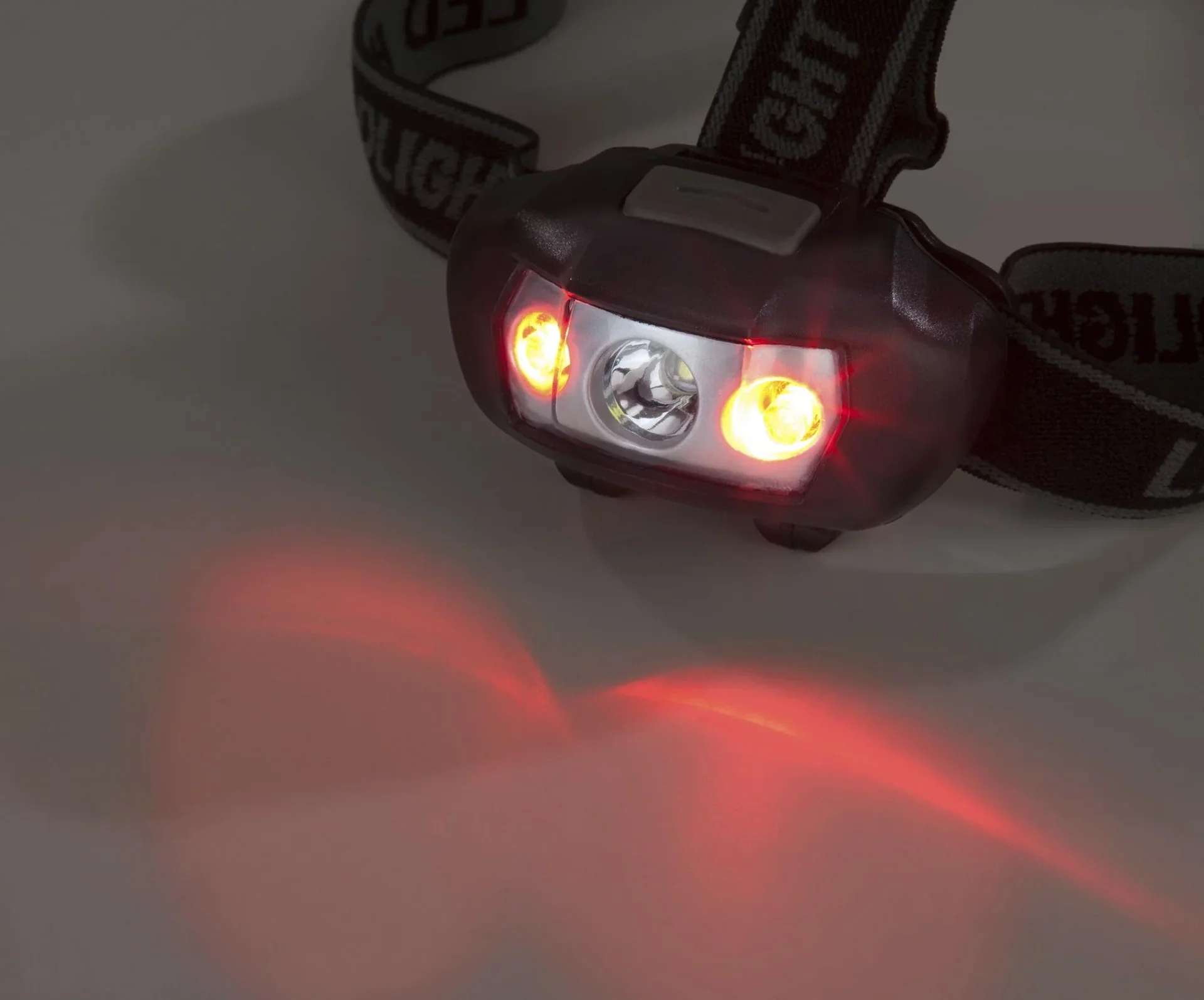 Cree LED Kopflampe 3 Watt mit 2 zusätzlichen roten LEDs - 4