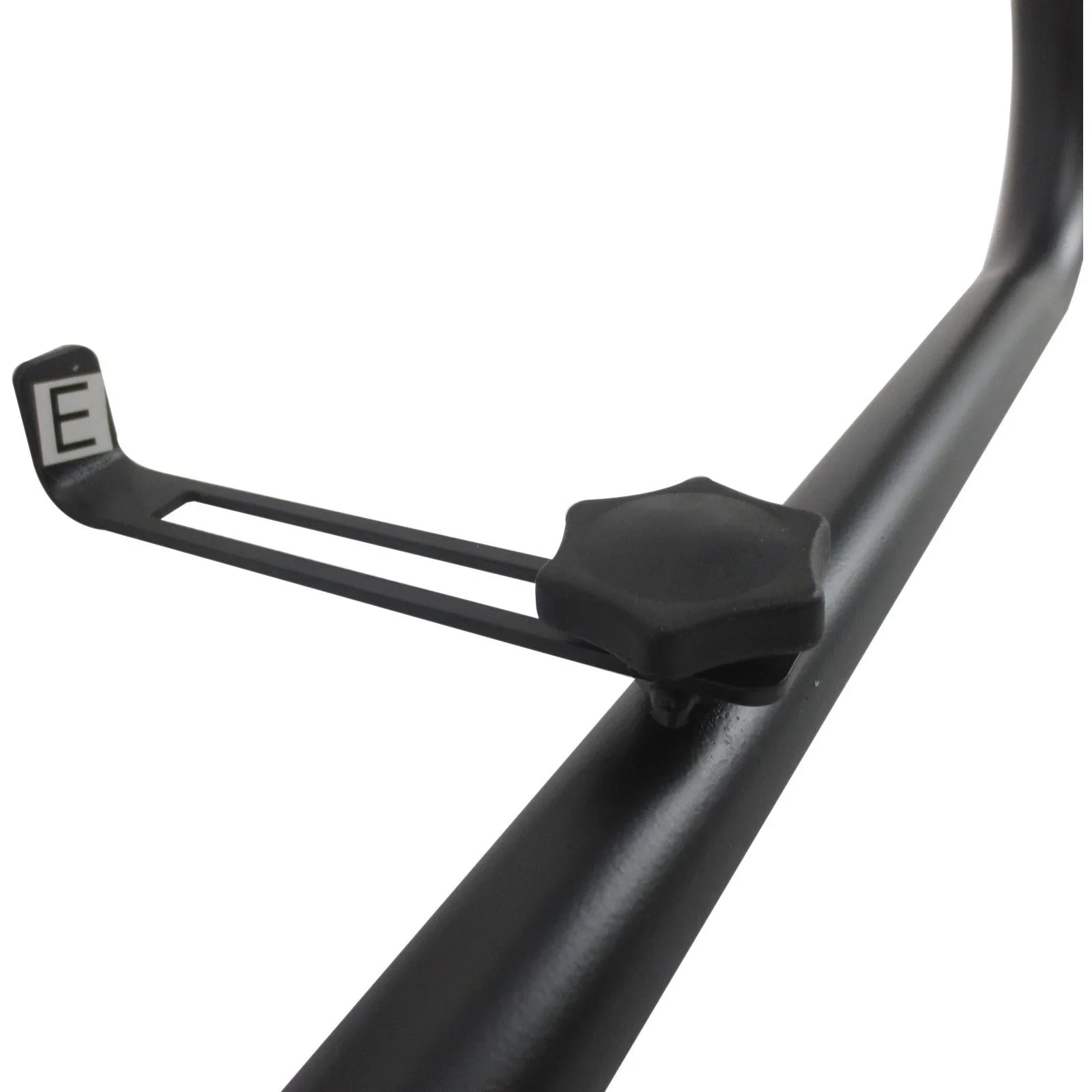 Balkonhängetisch Hängetisch höhenverstellbar halbrund Ø30 cm Terrasse Metall Schwarz L60 x B45 x H50 cm - 4