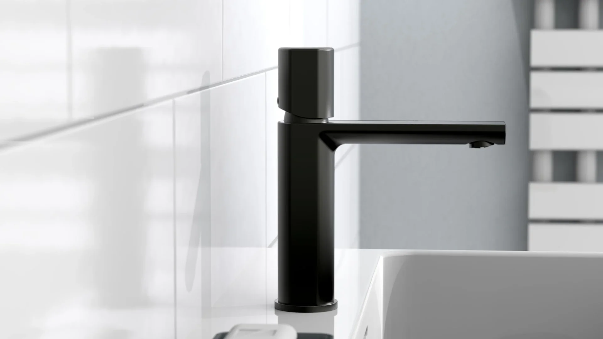 Waschtischarmatur "NEW YORK", Schwarz matt - 6