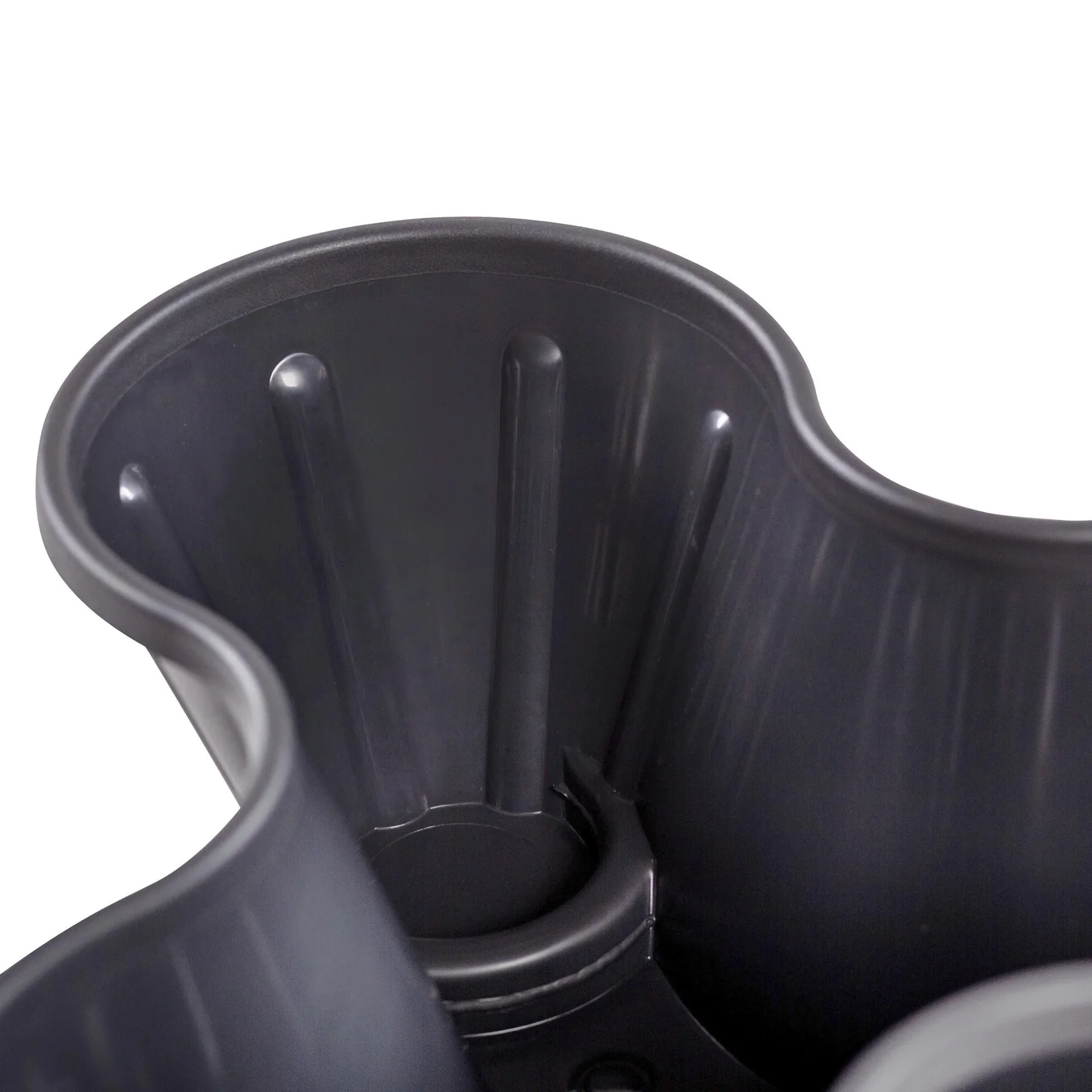 Pflanztöpfe, Pflanzturm, stapelbar, Anthrazit, 3er-Set - 2