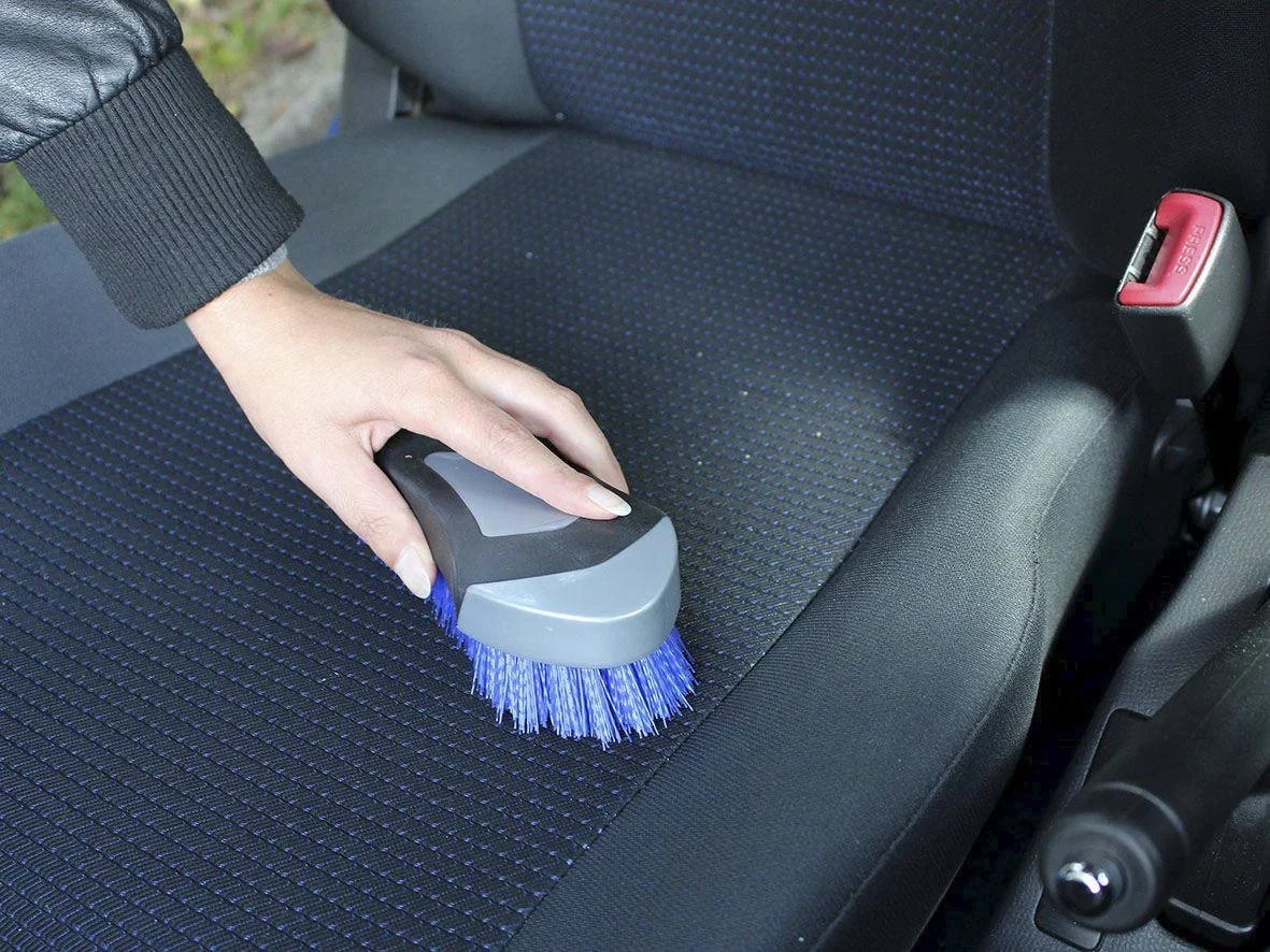 Innenraumbürste SILVER-INTERIO mit gummiertem Griff - 0