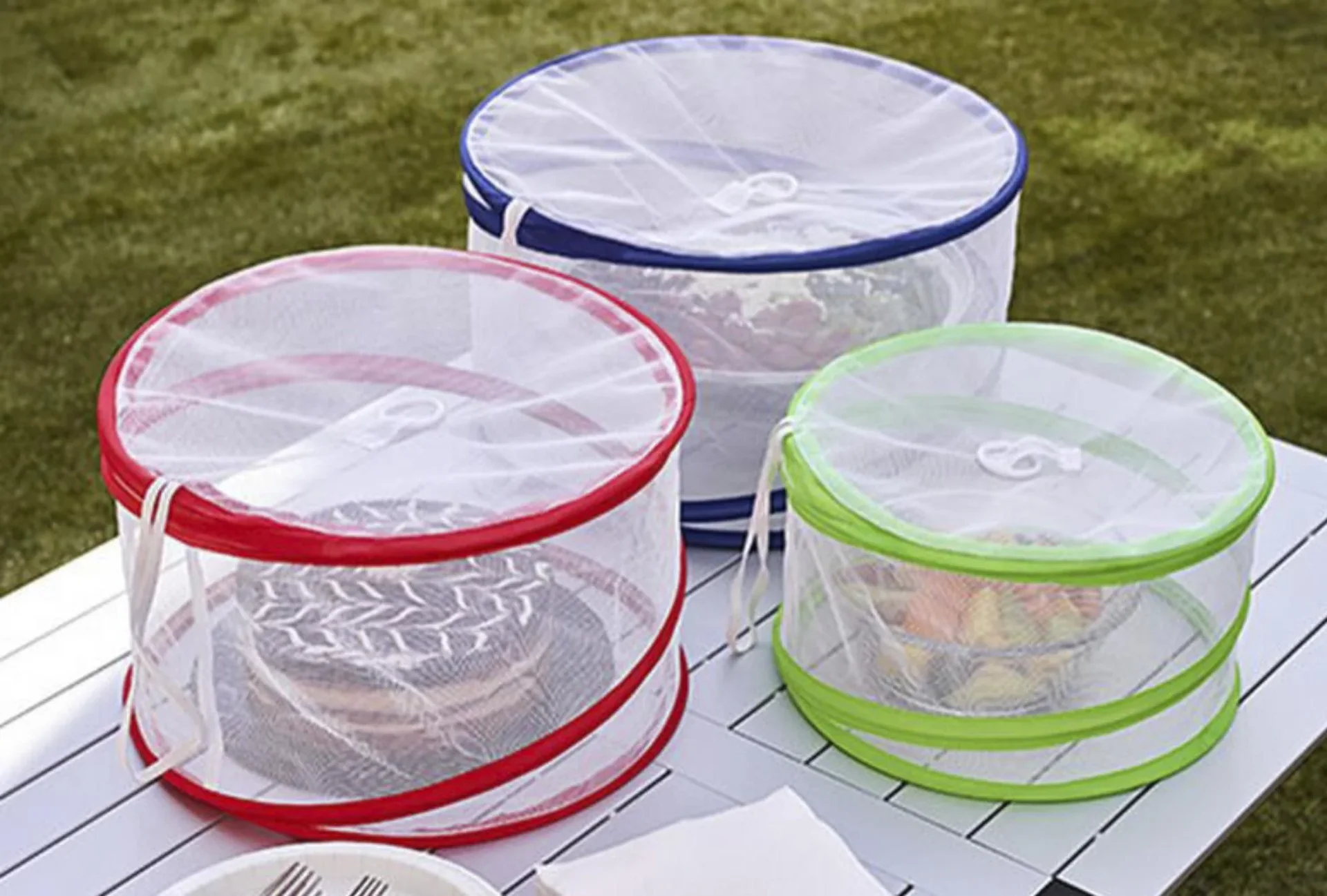 Speisehauben, faltbar, 3-teilig - 0