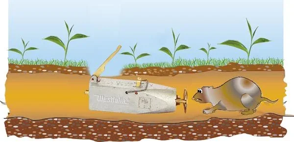 Wühlmaus Selbstschussgerät - zuverlässige Lösung gegen Wühlmäuse - 1