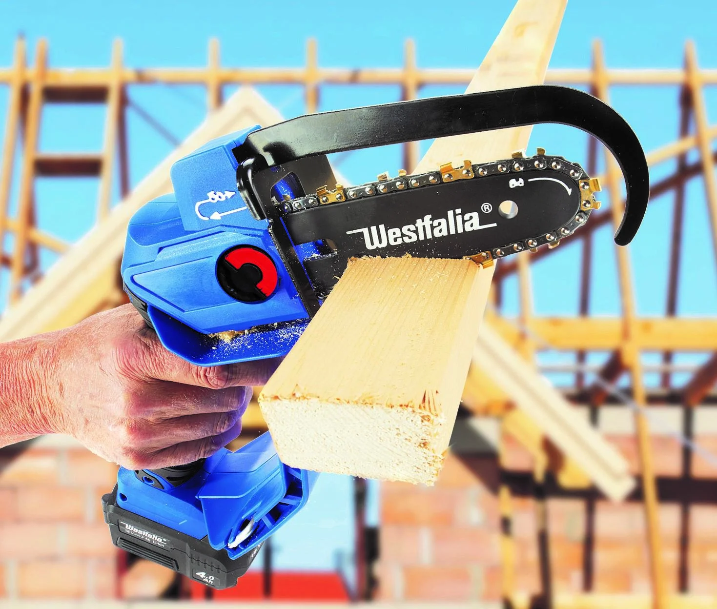 Akku Einhand-Powersäge "X-SAW II", 18 Volt, LI-ION - 9