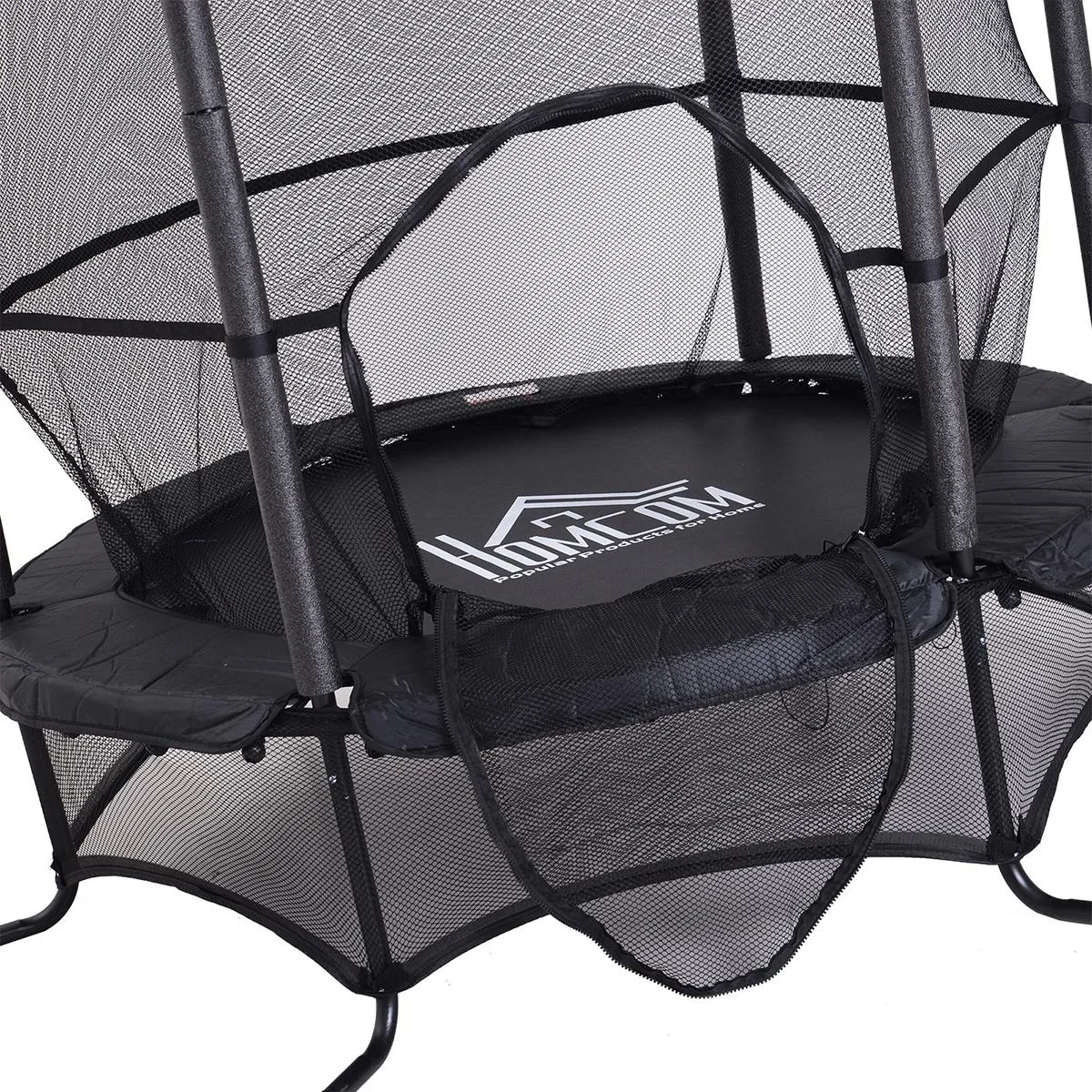 Trampolin für Kinder schwarz - 1