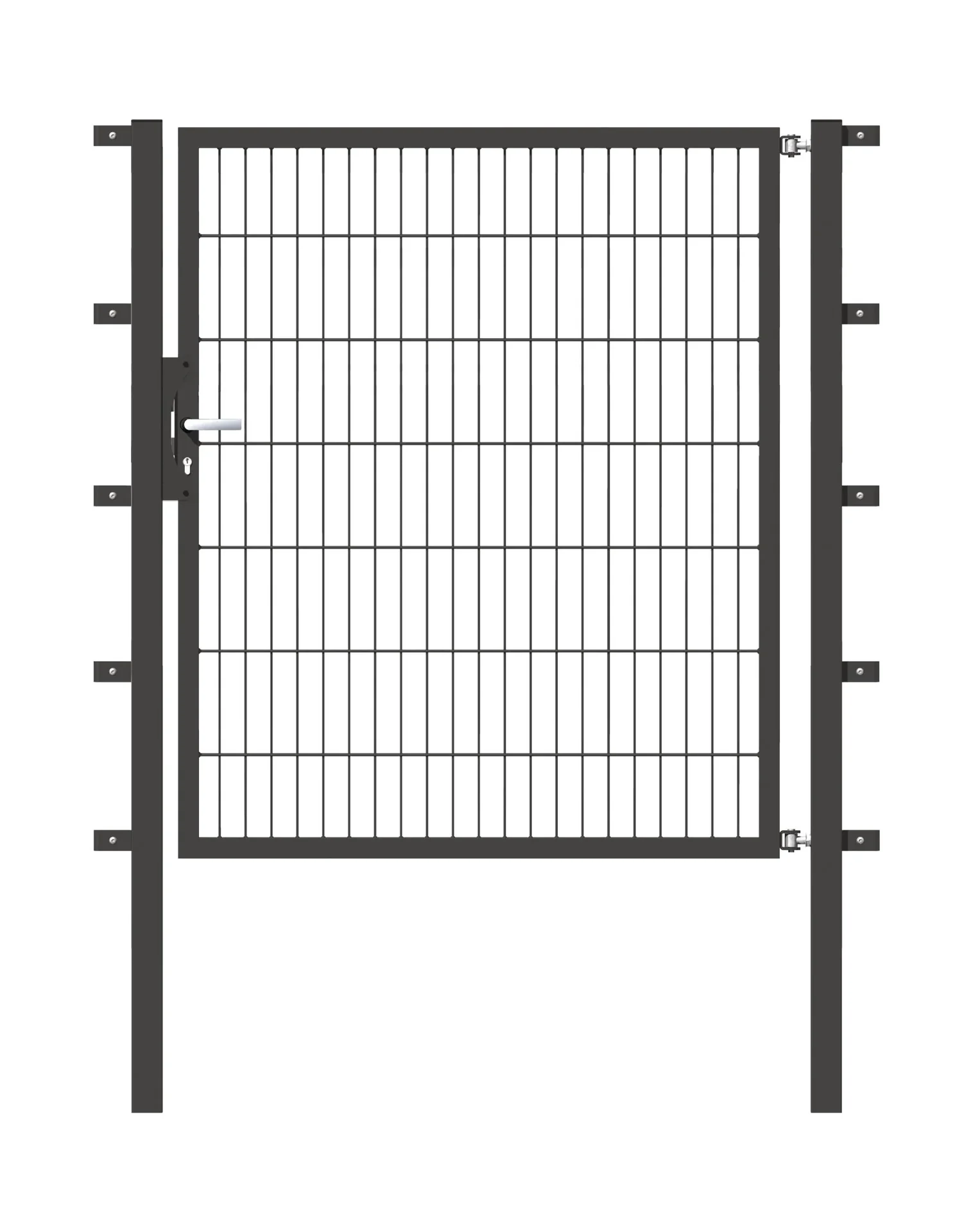 Einzeltor Flexo , anthrazit, Breite 125 cm, Höhe 140 cm - 0