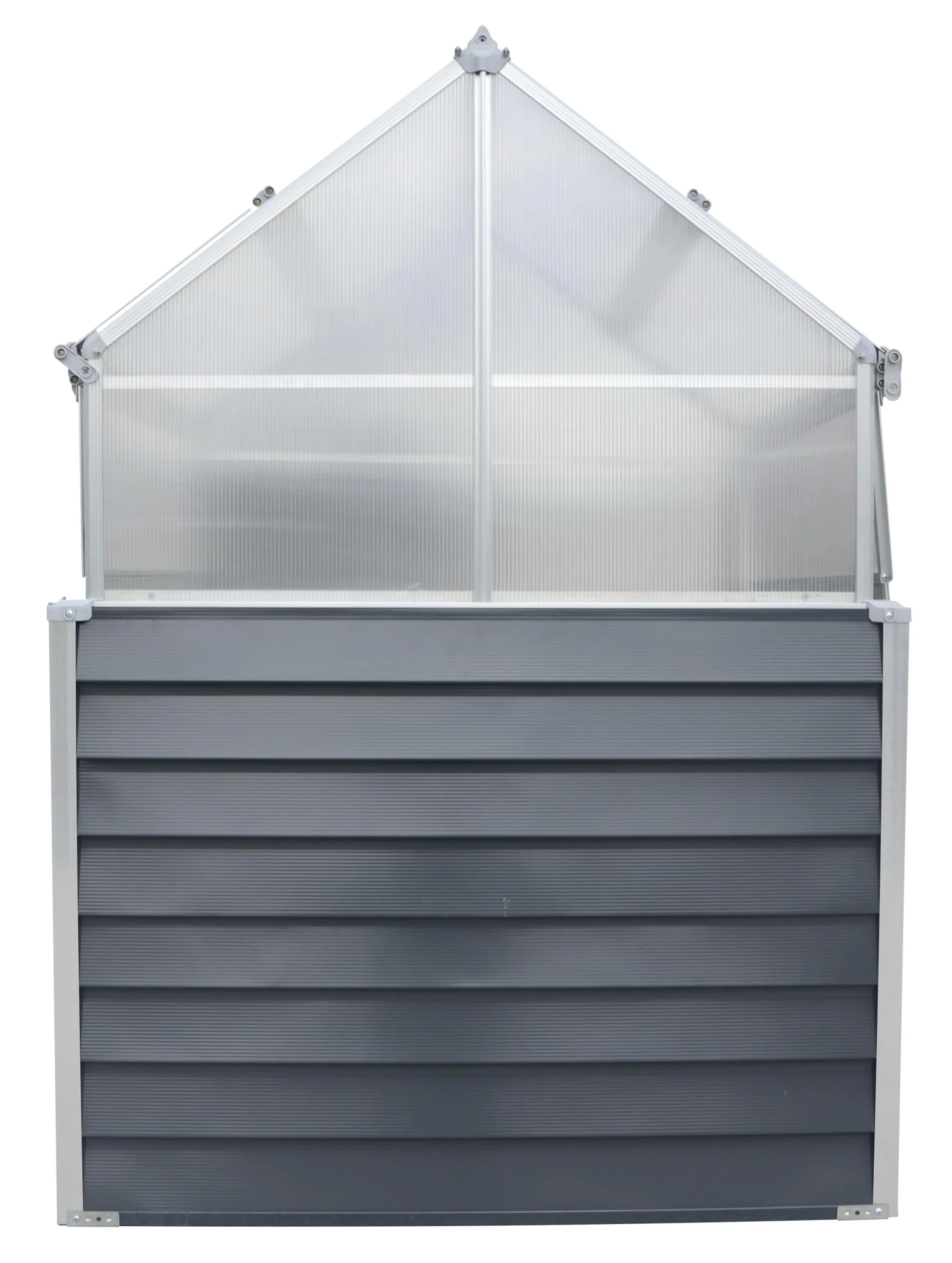 Hochbeet Grow & Store anthrazit, 120x120x81 cm - 3