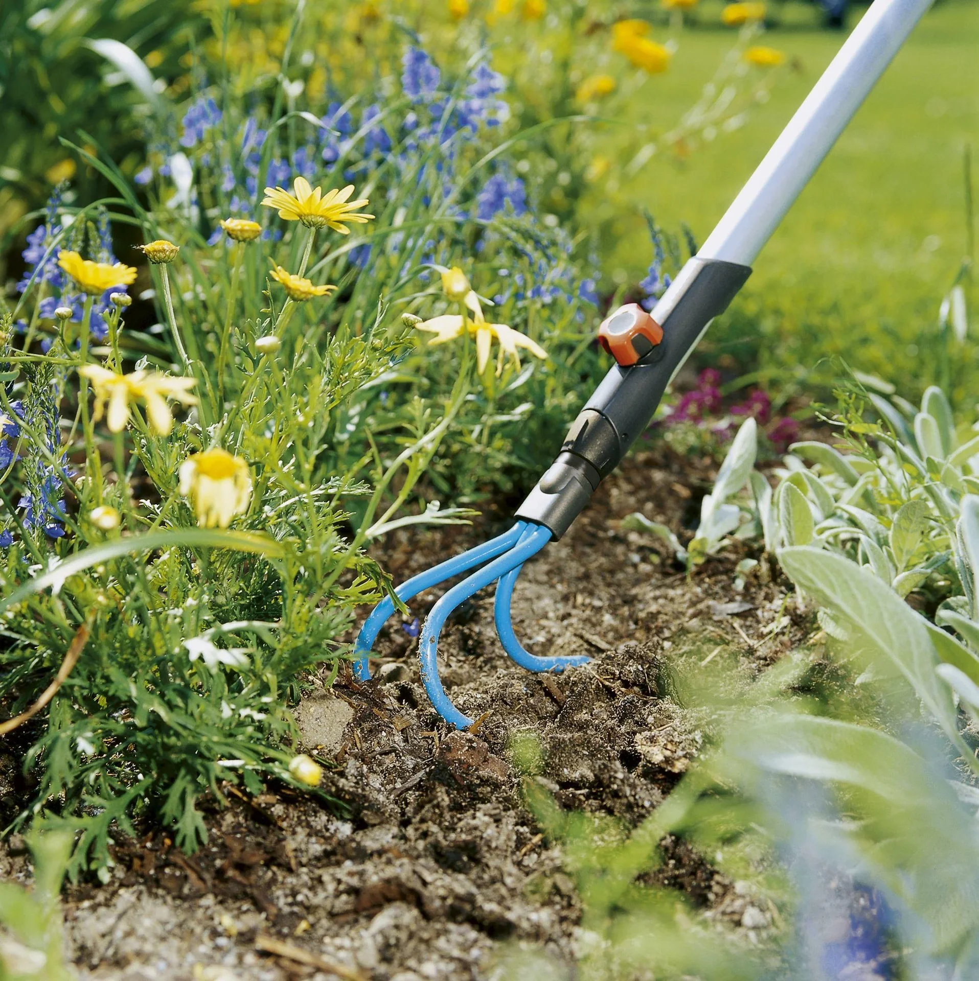 Combisystem-Grubber, 3 Zinken, Arbeitsbreite 9 cm - 2