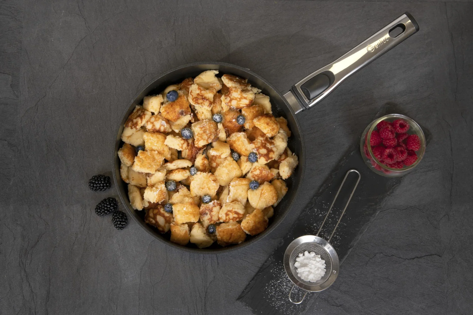 Hochrandpfanne mit abnehmbarem Griff, Durchmesser 26 cm - 2