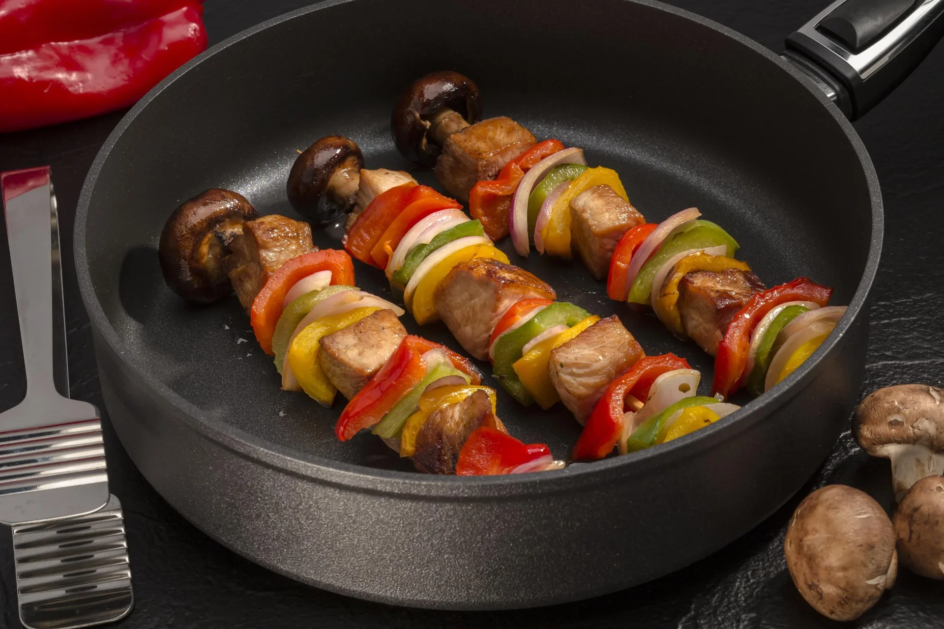 Hochrandpfanne mit abnehmbarem Griff, Durchmesser 26 cm - 3