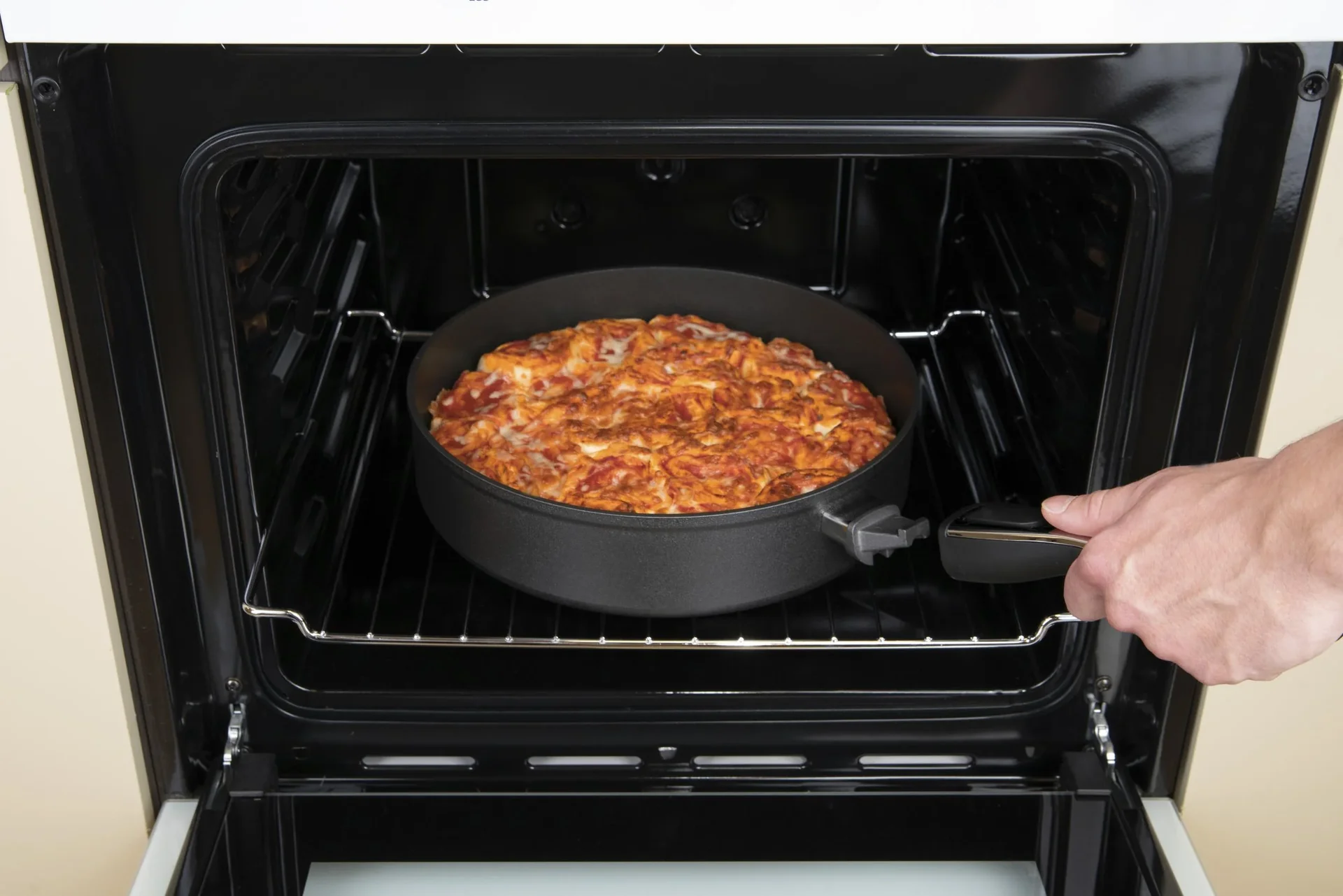 Hochrandpfanne mit abnehmbarem Griff, Durchmesser 26 cm - 8