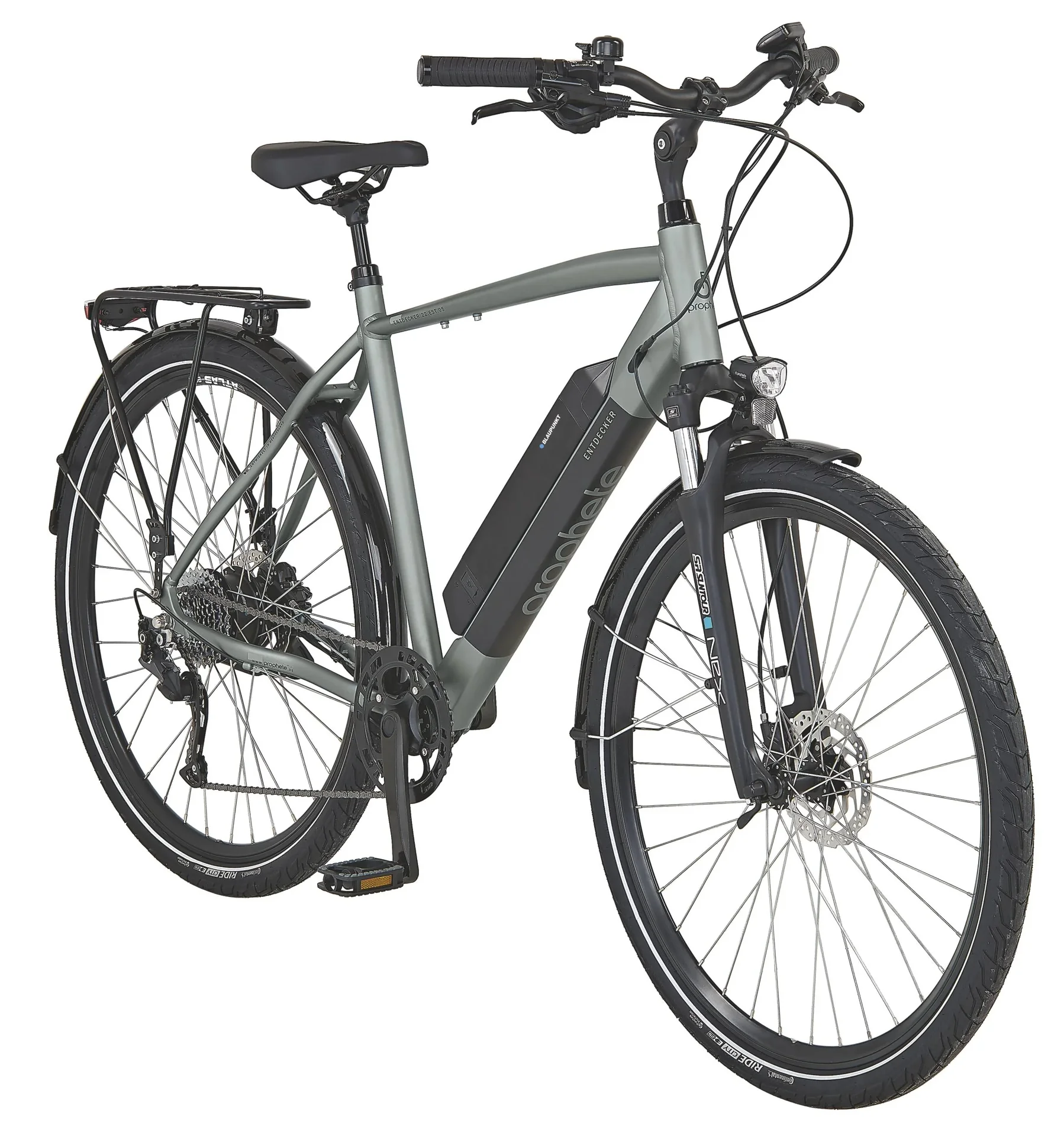 ENTDECKER 22.EST.05 Trekking E-Bike 28" BLAUPUNKT HR-Motor  Herren Diamant 28": Rahmengröße 54cm - 3