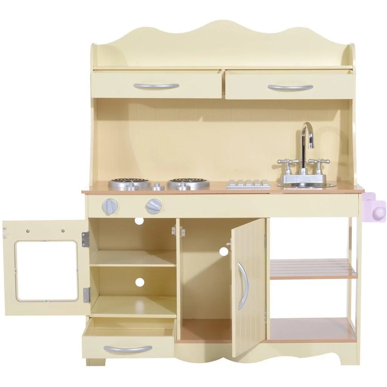 Kinderküche Spielküche Kinderspielküche gelb - 4