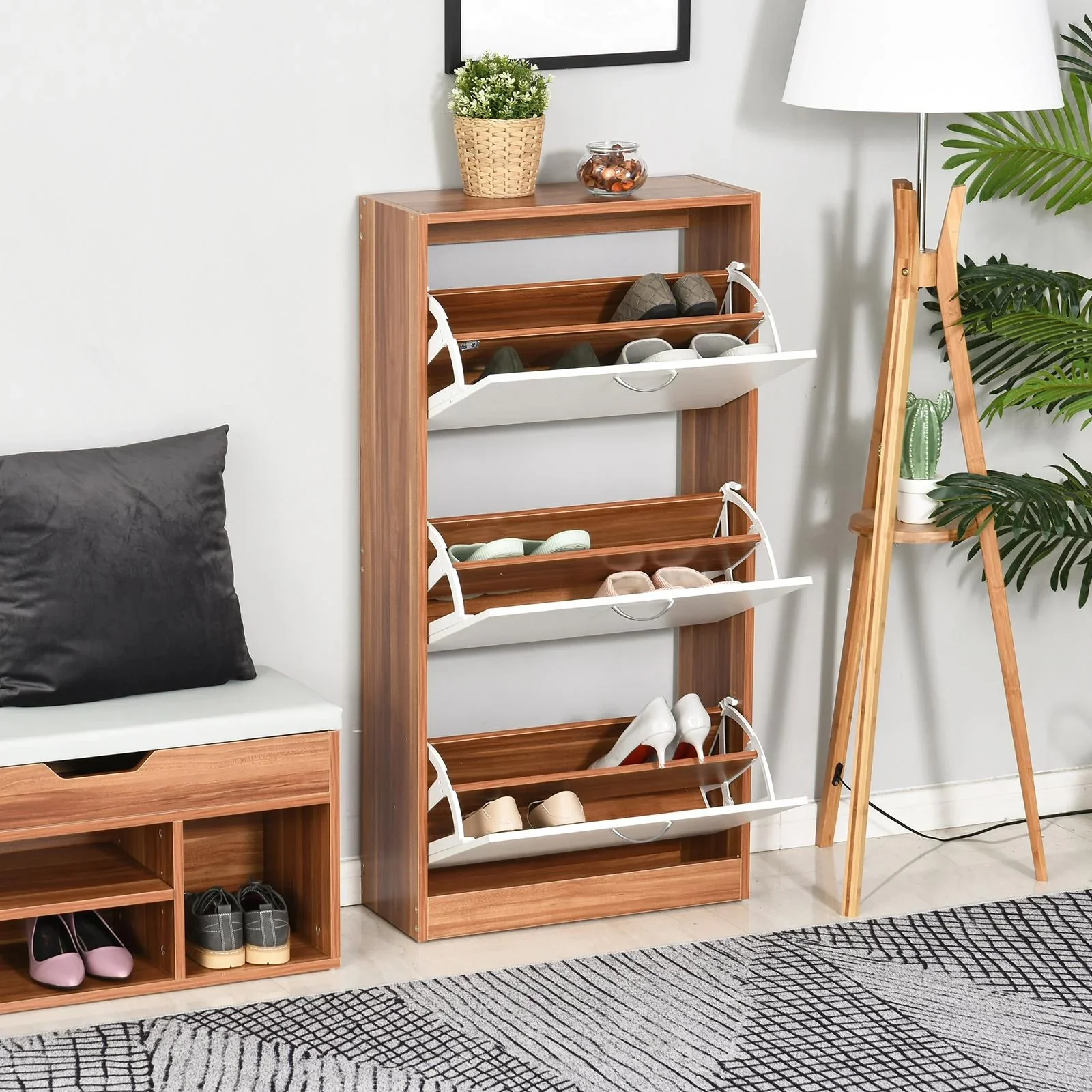 Schuhschrank mit Schublade - 1