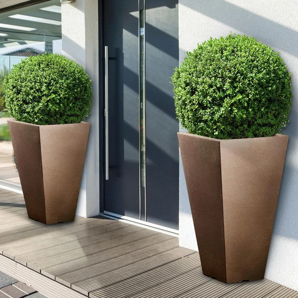 Blumentopf - 55x35x35cm - braun - 0