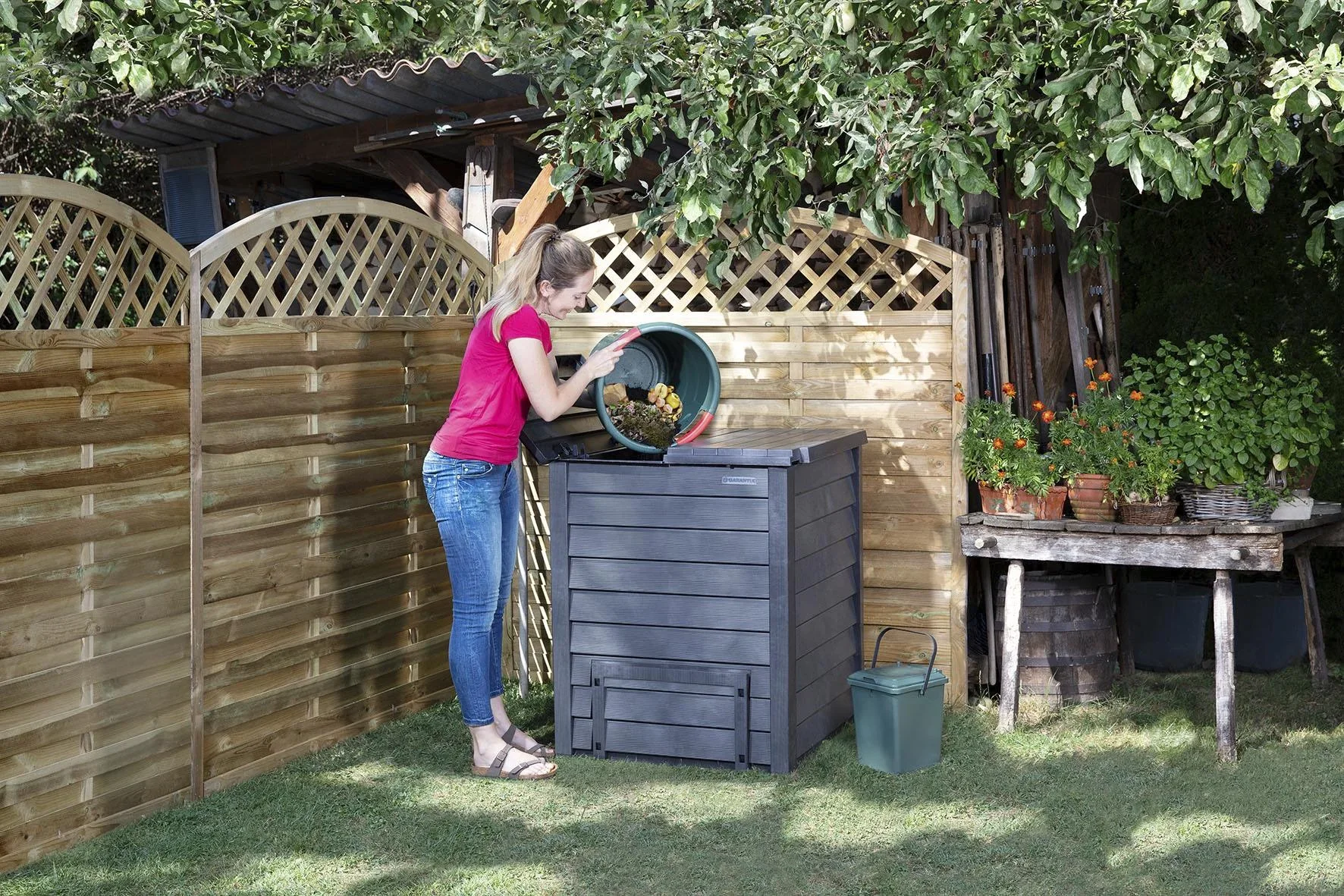 Komposter "Thermo-Wood", ohne Bodengitter, 600 Liter - 0
