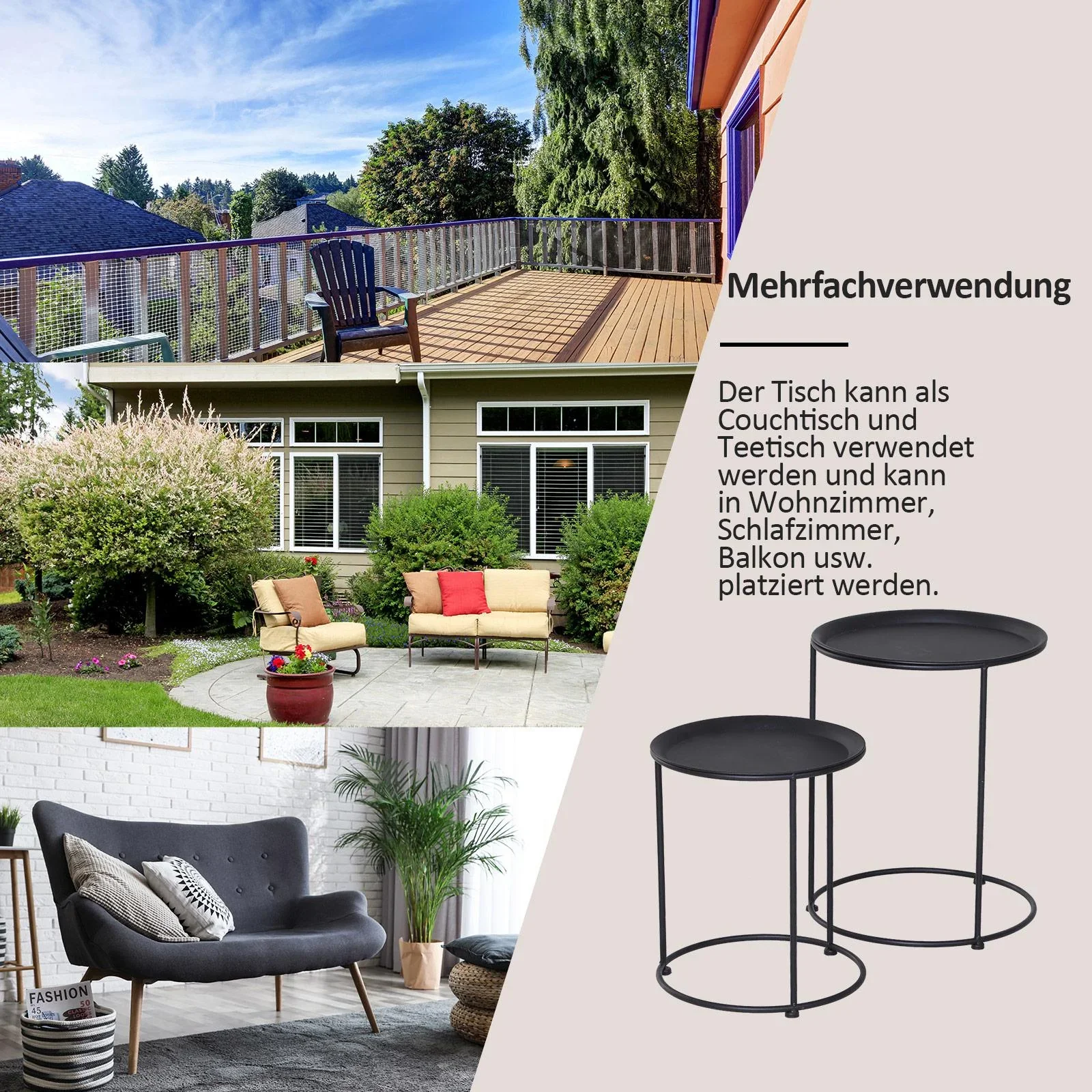 Beistelltisch im 2er-Set - 5