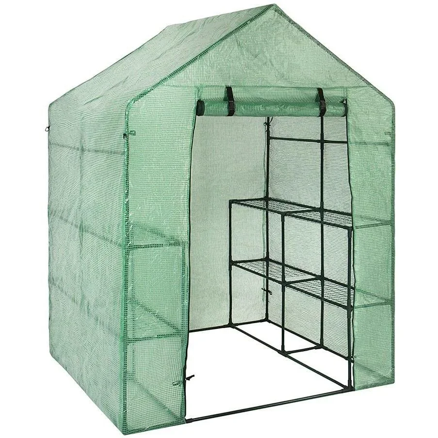 Gewächshaus - PE - 143x143x195 cm - 3