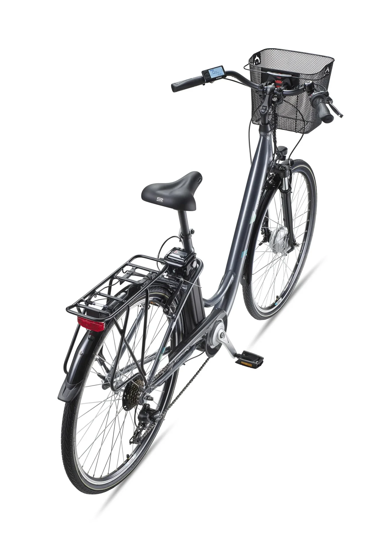 Unisex Alu-City E-Bike, 28 Zoll, 7-Gang Kettenschaltung, anthrazit, Multitalent RC822 - 1