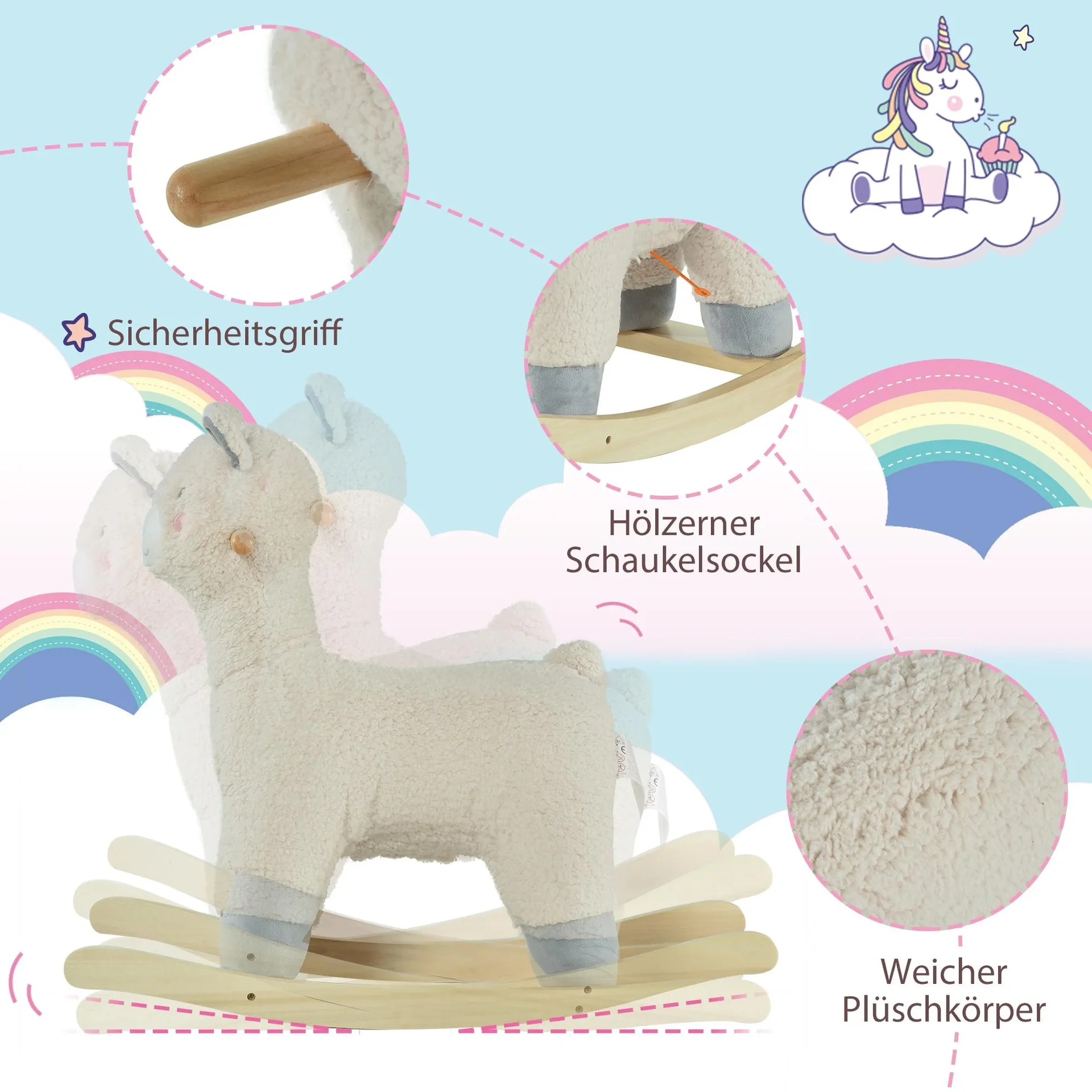 Schaukeltier als Schaf - 0