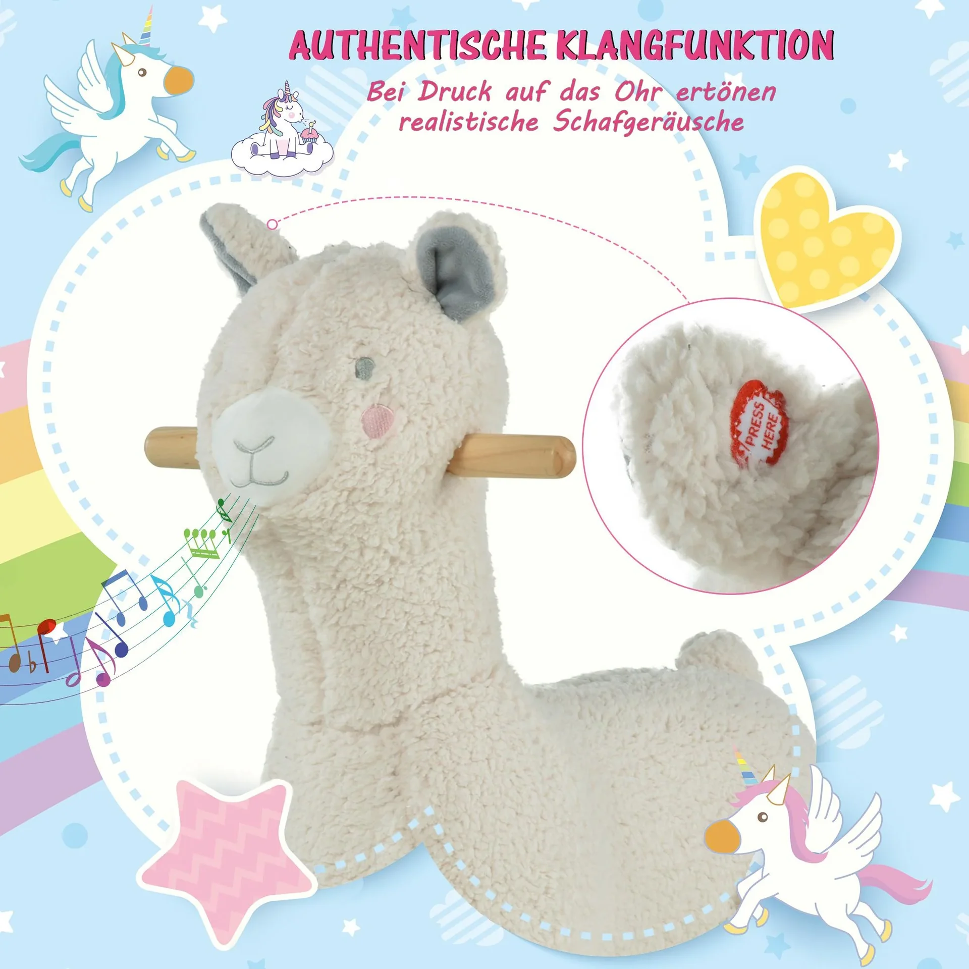 Schaukeltier als Schaf - 5