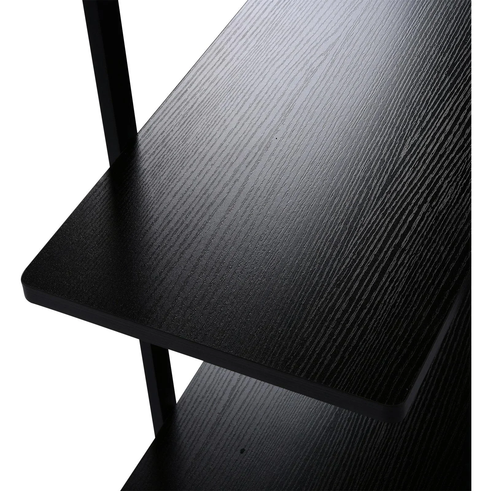 Standregal Aktenregal Bücherregal Holzregal Lagerregal 4 x Fach Schwarz 105 x 33,8 x 138 cm - 4