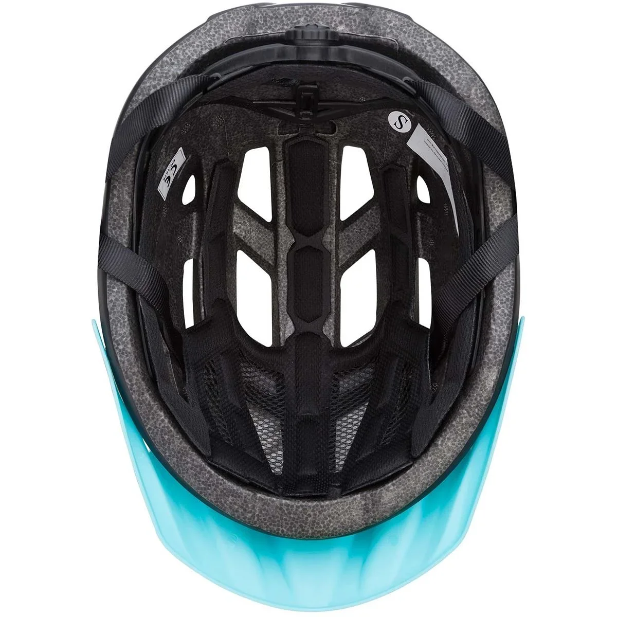 Kinderhelm schwarz-blau Größe S - 1