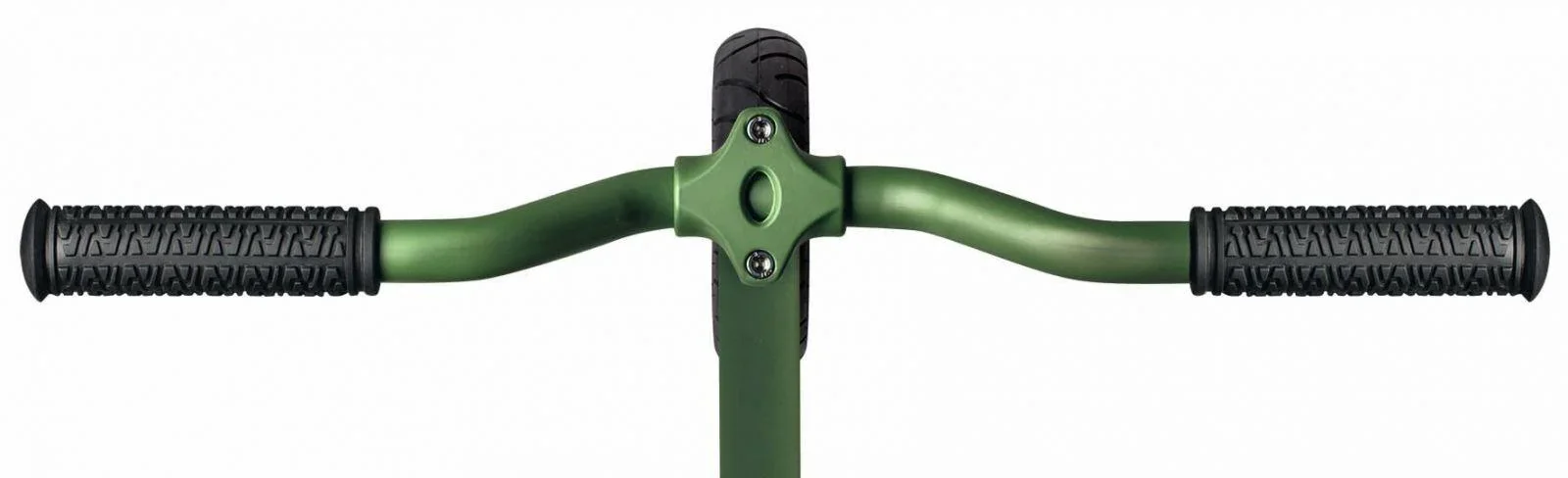 Aluminium Scooter mit Luftbereifung und Federung, 300/205 mm, ABEC 7, höhenverstellbar, olive-grün - 0