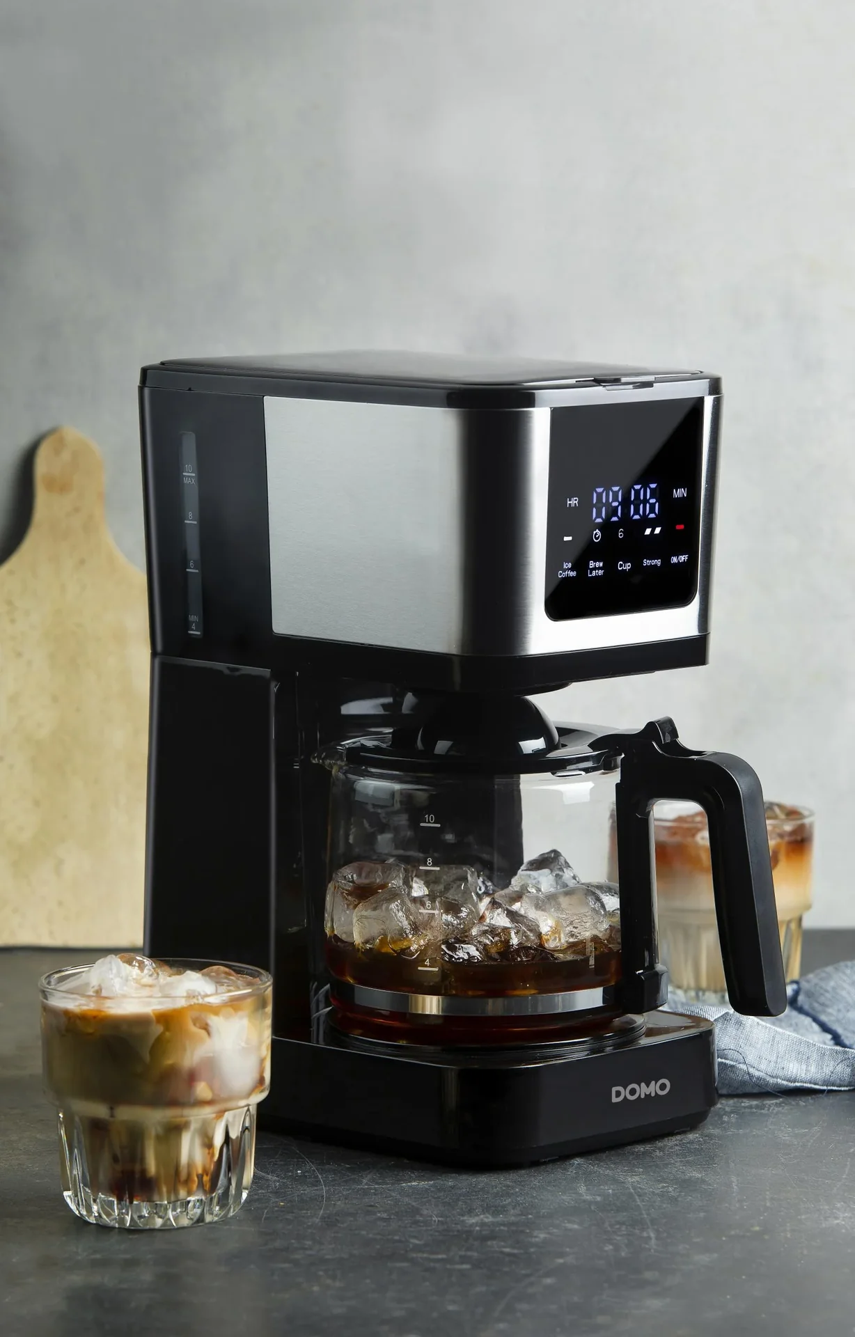 Kaffeeautomat 3in1 - Mit Timer/ Zeitvorwahl - ToGo-Becher 400 ml - Eiskaffee-Funktion - 7