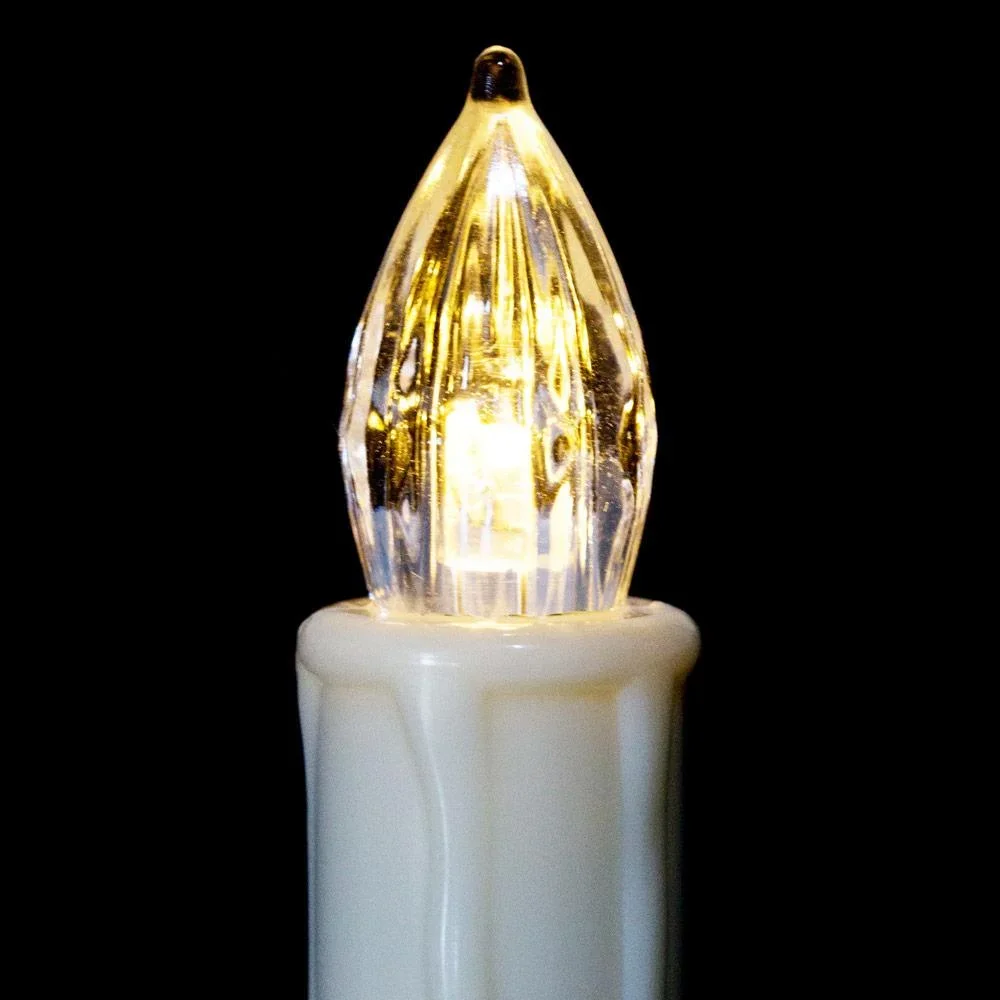 LED-Weihnachtsbaumkerzen 20 Stück Weihnachtsbaumbeleuchtung - Warmweiß - inkl. Fernbedienung mit Timer und 20 Batterien - 2