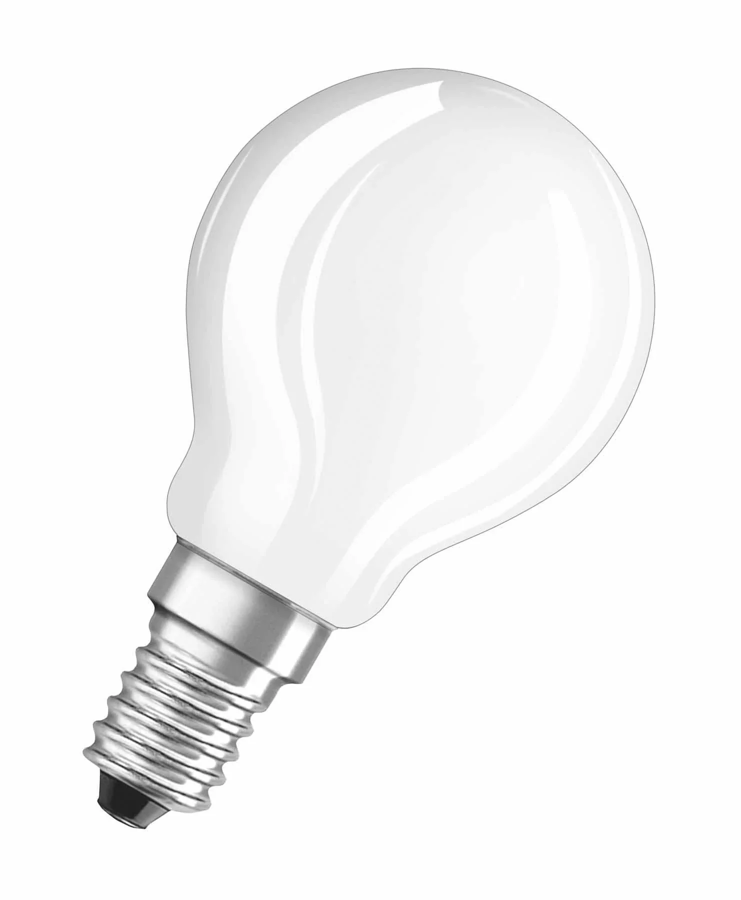 LED Retrofit CLASSIC P25 Filament Lampe in Tropfenform mit 2,5 Watt, E14, warmweiß, matt - 0