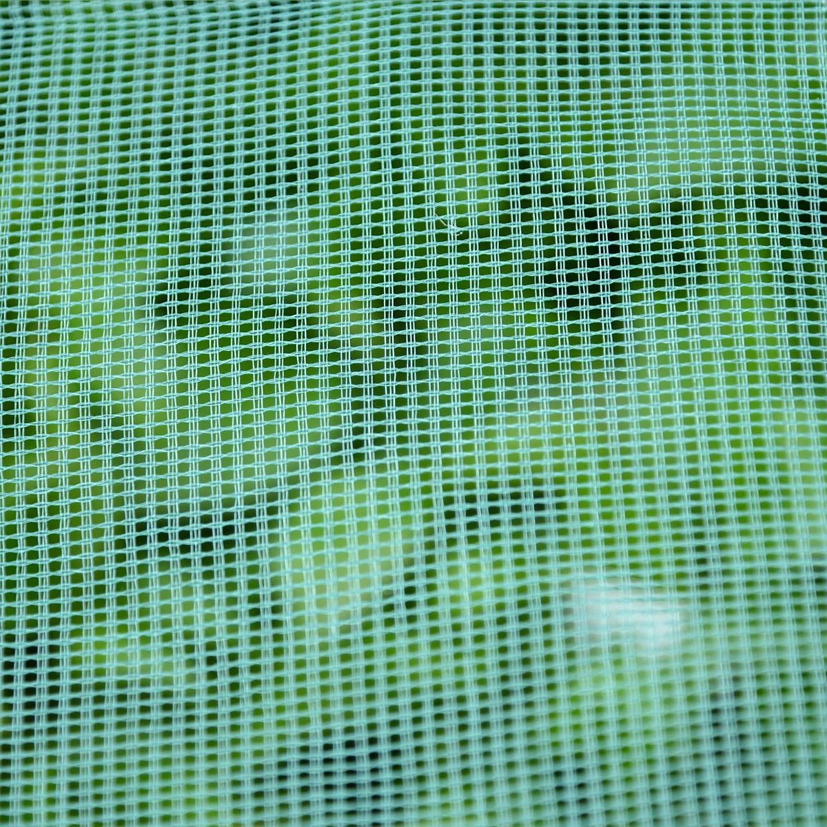 Gartenbeet mit Netzabdeckung weiß/grün - 0