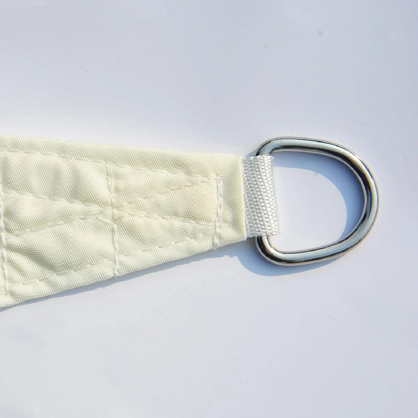 Sonnensegel (Cream 4x4x4m) Dreieck Polyester - wasserabweisend - 2