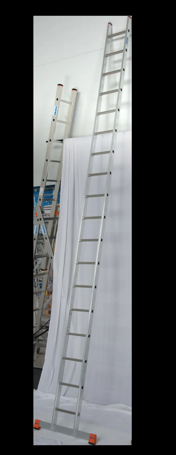 Alu Anlegeleiter, 18 Sprossen - 1