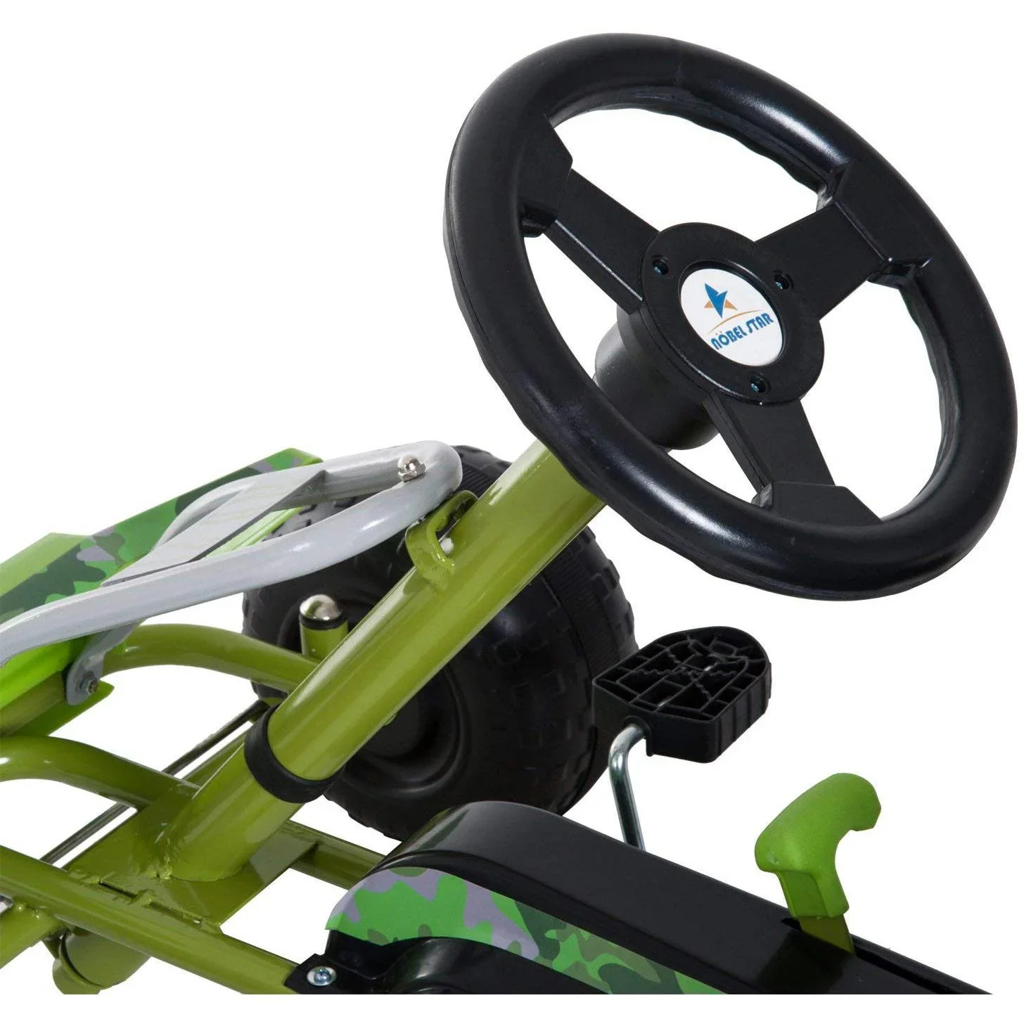 Tretauto Go Kart Tretfahrzeug ab 3 Jahre Grün - 0