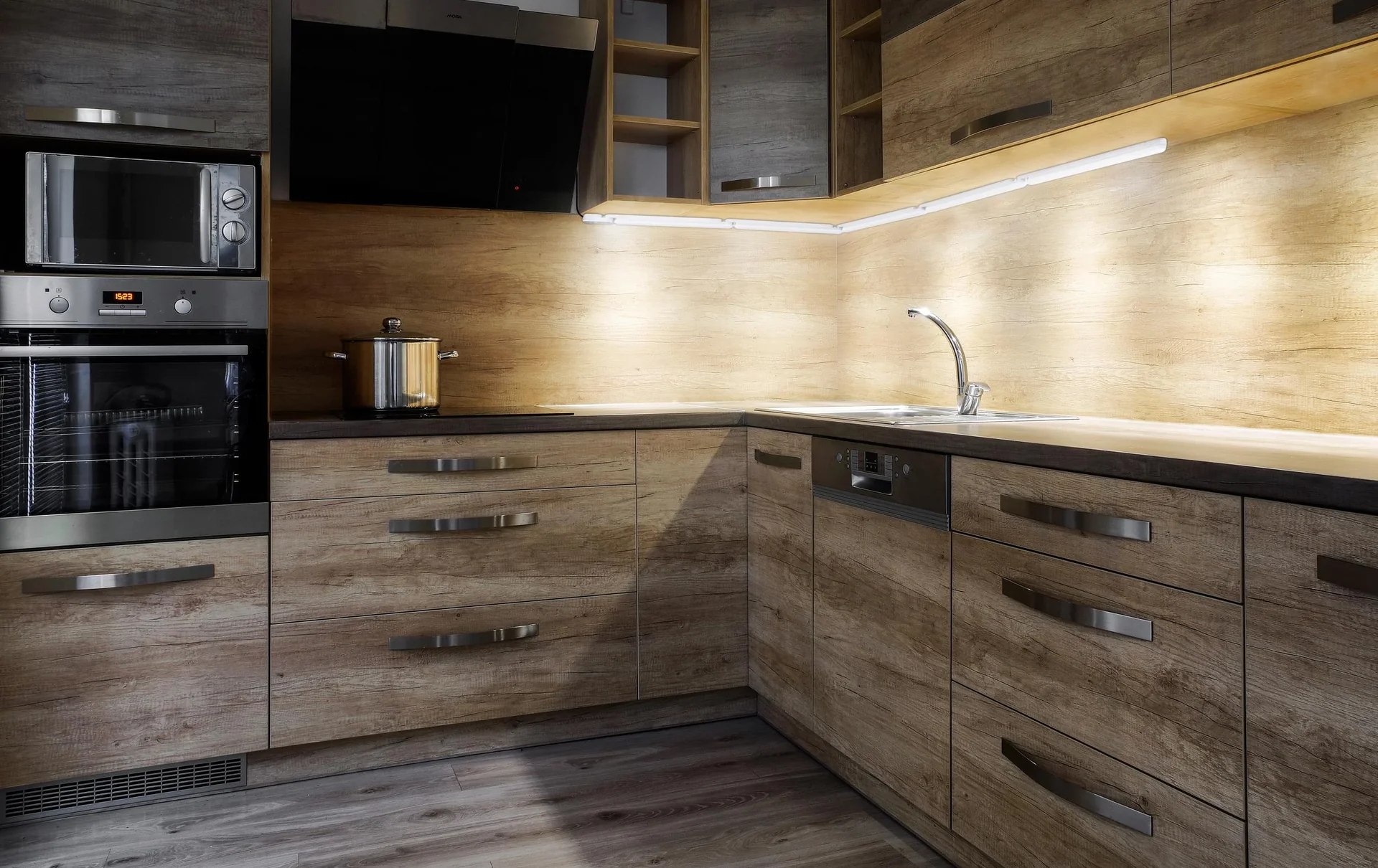 LED Unterbauleuchte FLEXLIGHT Add On 32,4 cm, 3,4 W, Farbe silber - 0