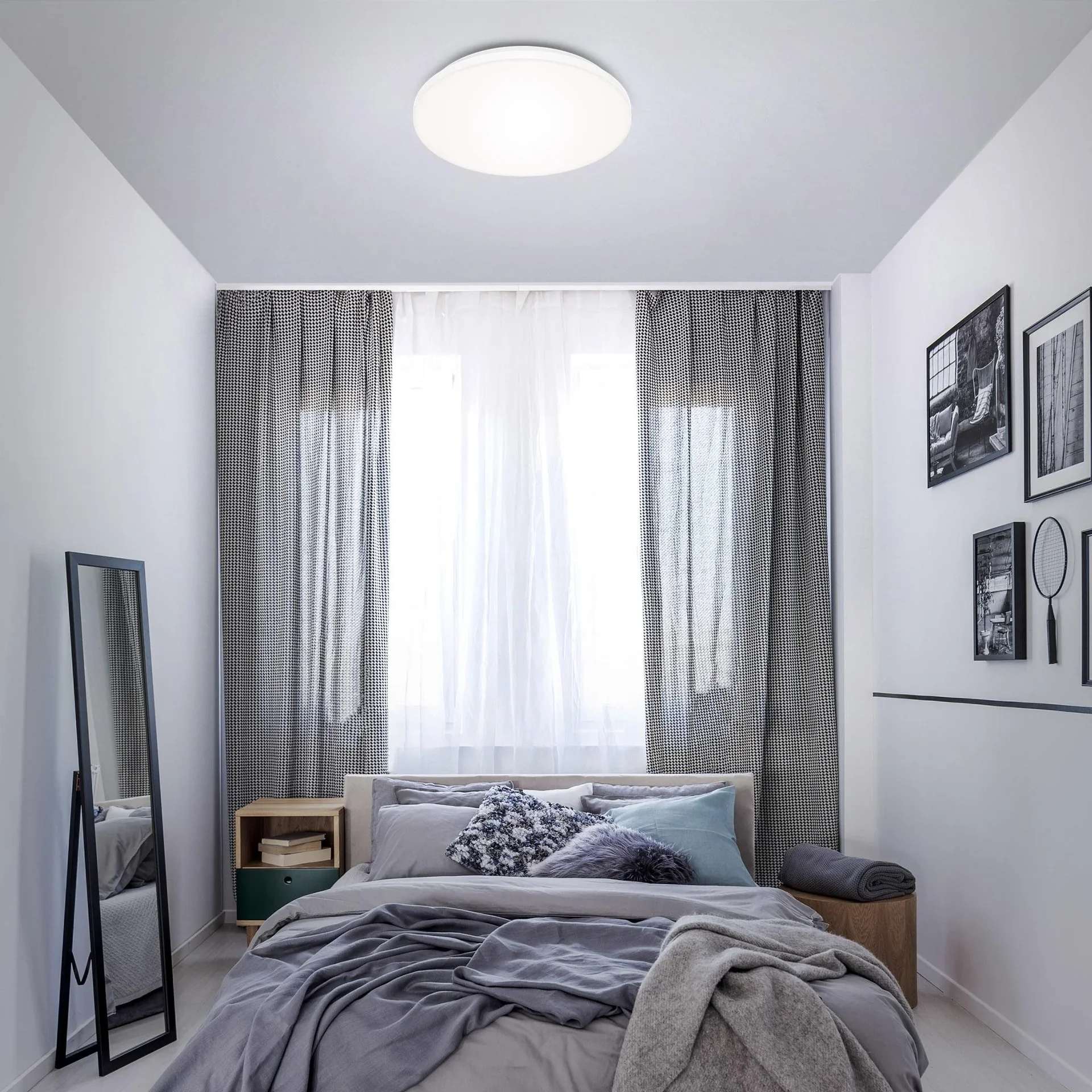 Rahmenloses LED Panel, rund, Ø 30, 12 Watt, weiß - 0