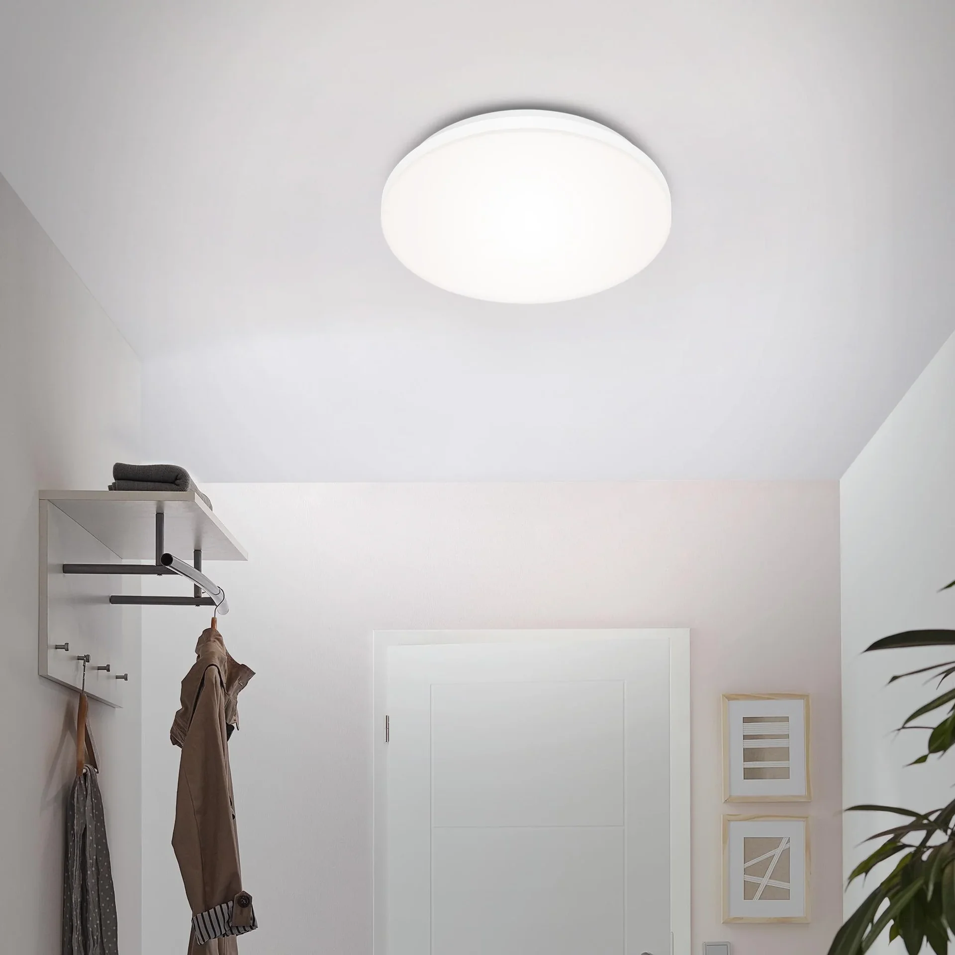 Rahmenloses LED Panel, rund, Ø 30, 12 Watt, weiß - 4