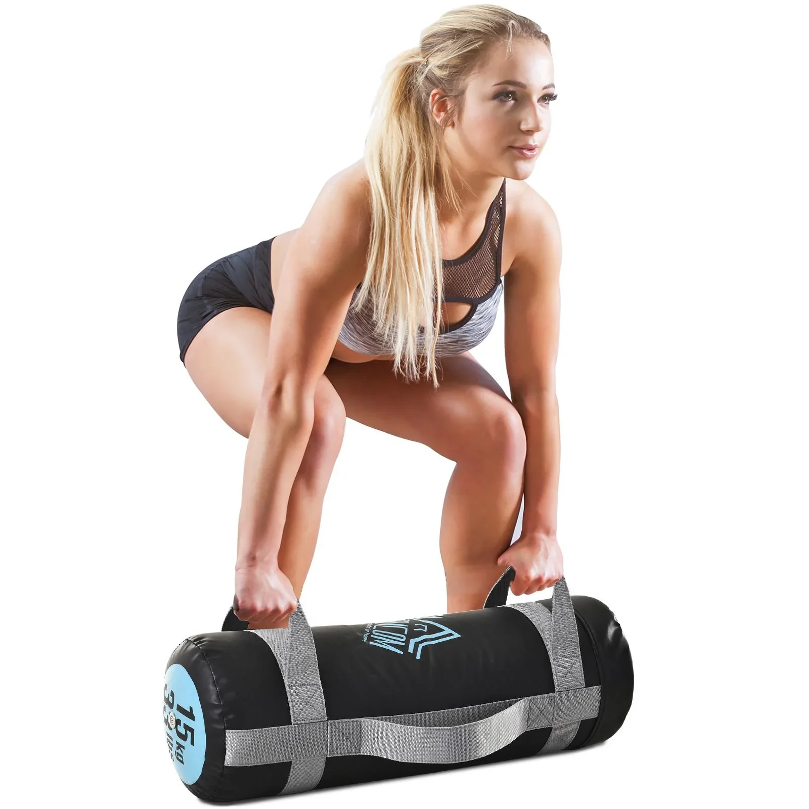 Powerbag-Gewichtstasche 15 kg, schwarz - 2