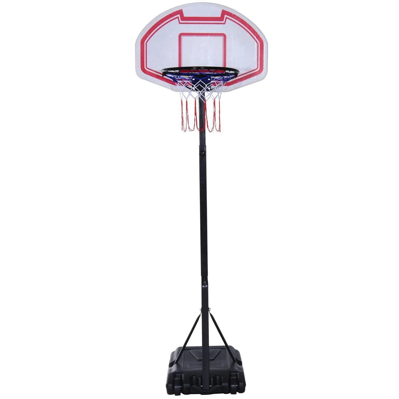 Kinder Basketballkorb mit Ständer höhenverstellbar 205-250cm - 4