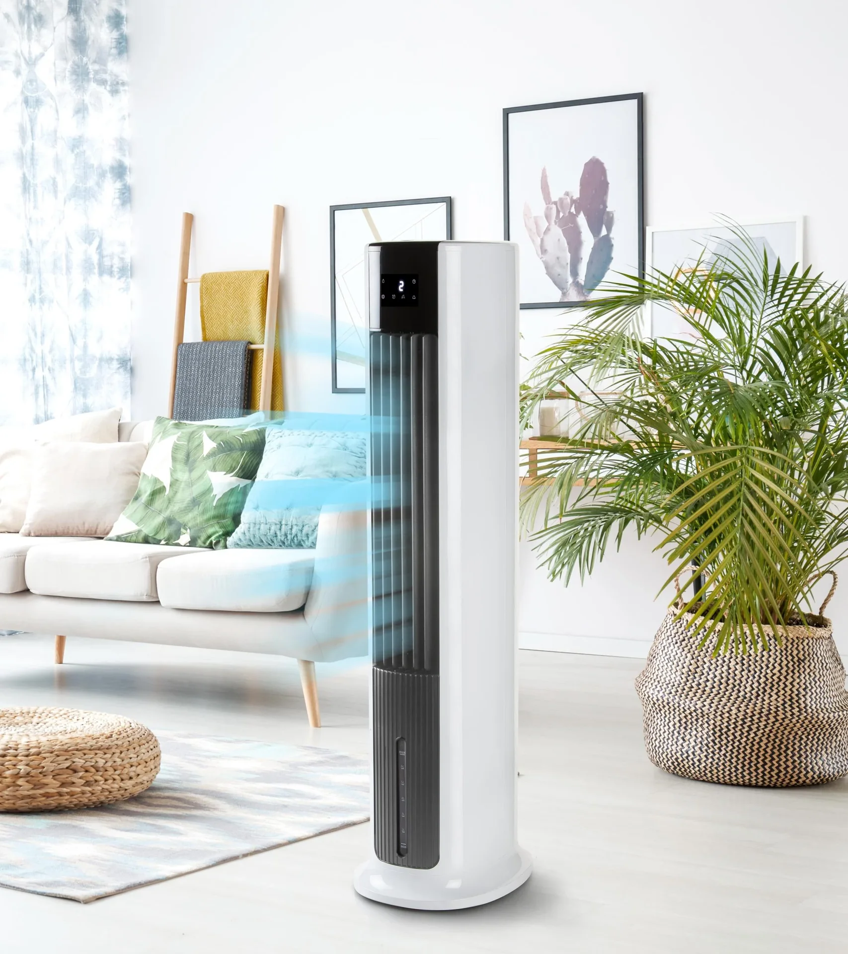 Luftkühler - Turmventilator mit 7 l Wassertank - 2