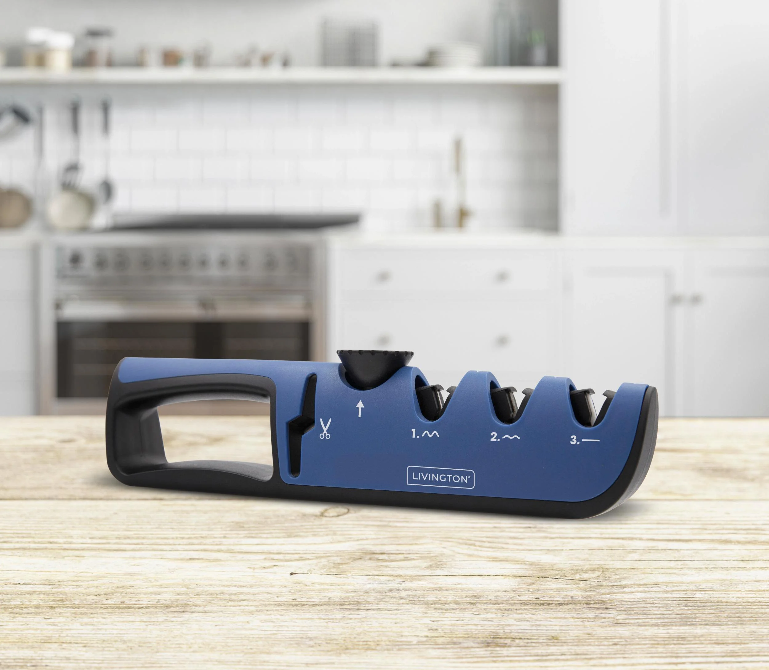 3 in 1 Messerschärfer "Blade Star", Messerschleifer mit Schärfwinkel-Regler - 0