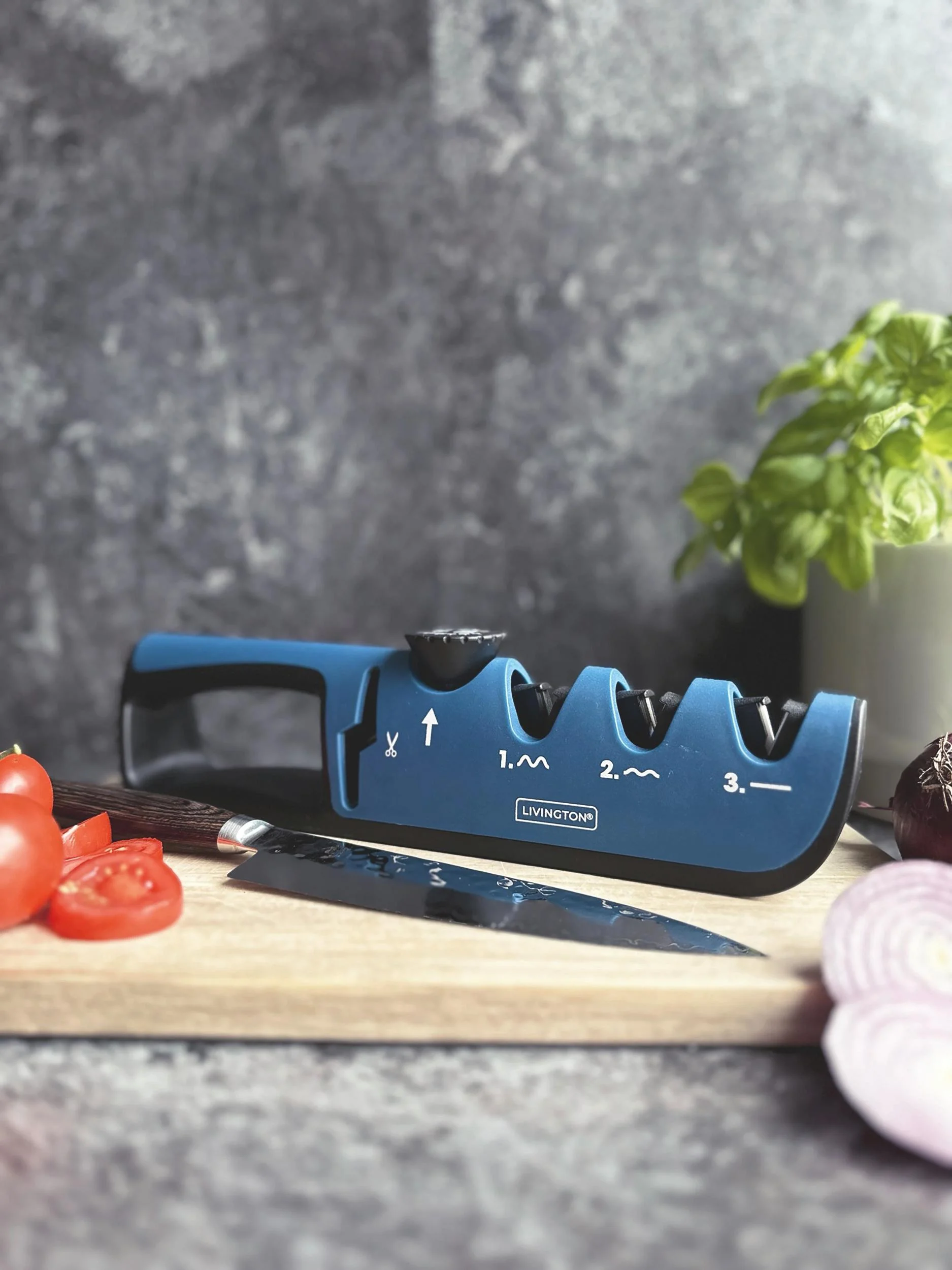 3 in 1 Messerschärfer "Blade Star", Messerschleifer mit Schärfwinkel-Regler - 7