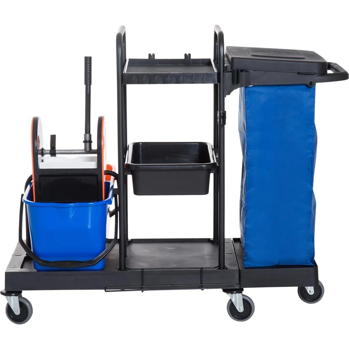 Putzwagen mit 4 leichtgängigen Rollen - 0