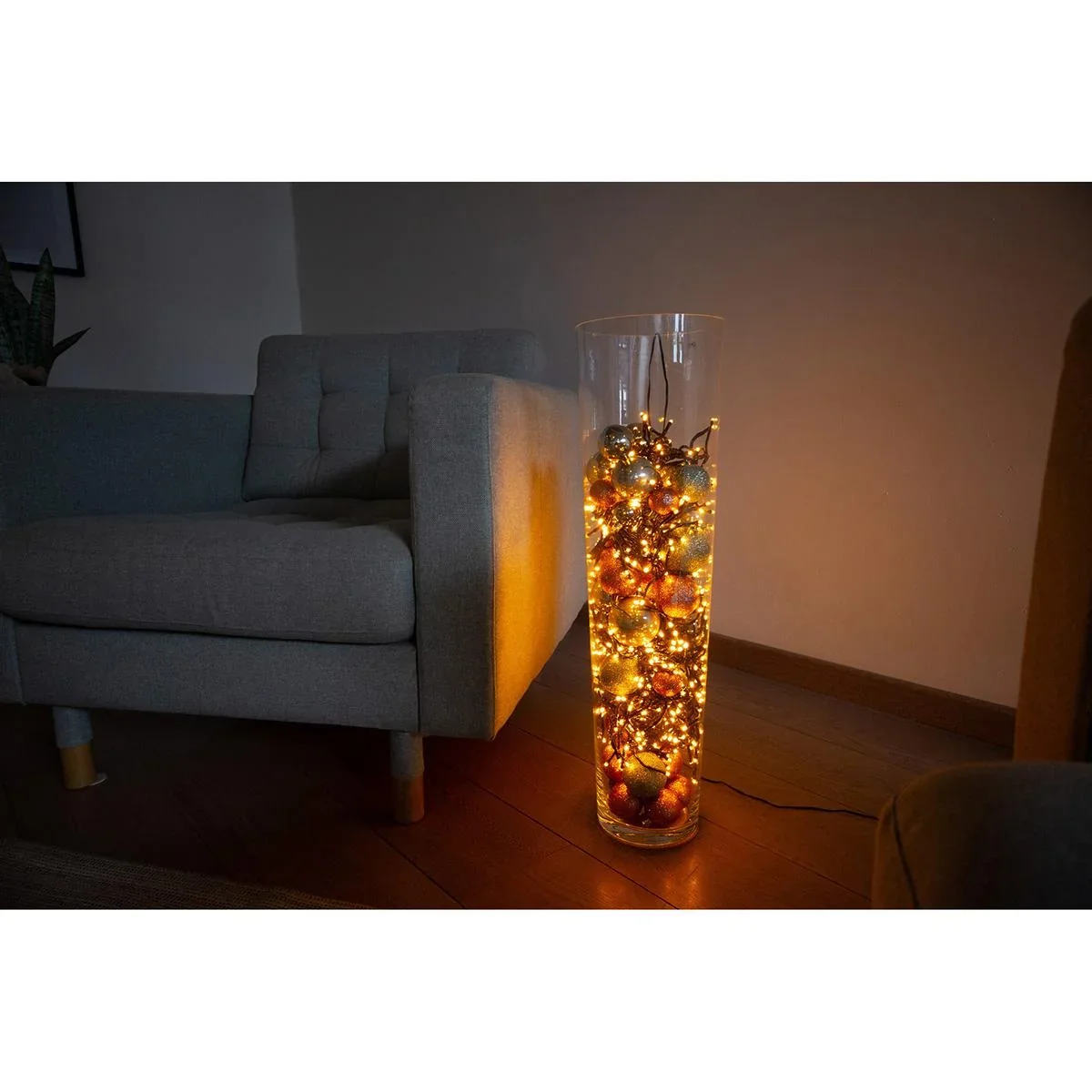 Vellight Weihnachtsbeleuchtung - für Weihnachtsbäume bis zu 180cm - 220 LEDs - Arizona Weiß - Innen & Außen - 2