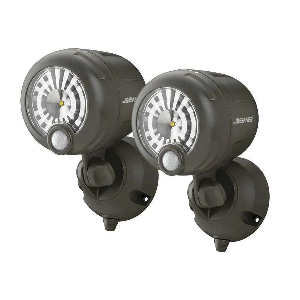 LED Scheinwerfer mit Bewegungsmelder MB360XT 2er Pack braun 200 Lumen IP66 - 3