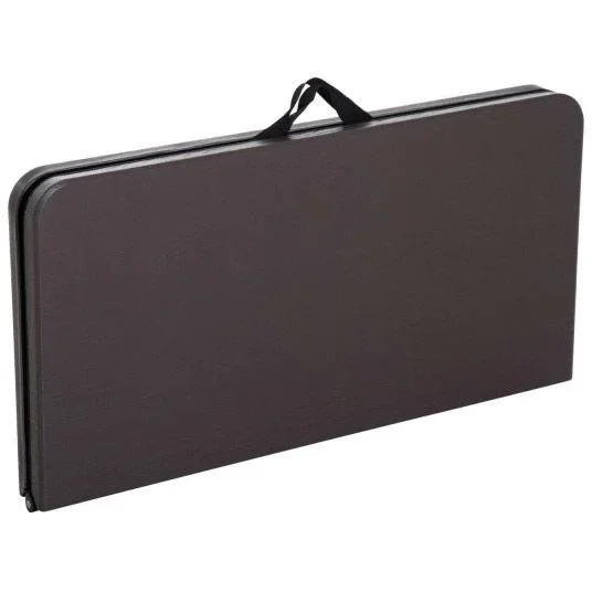 Klapptisch Campingtisch 86x86cm Metall Kaffeebraun - 7