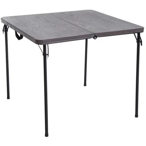 Klapptisch Campingtisch 86x86cm Metall Kaffeebraun - 8